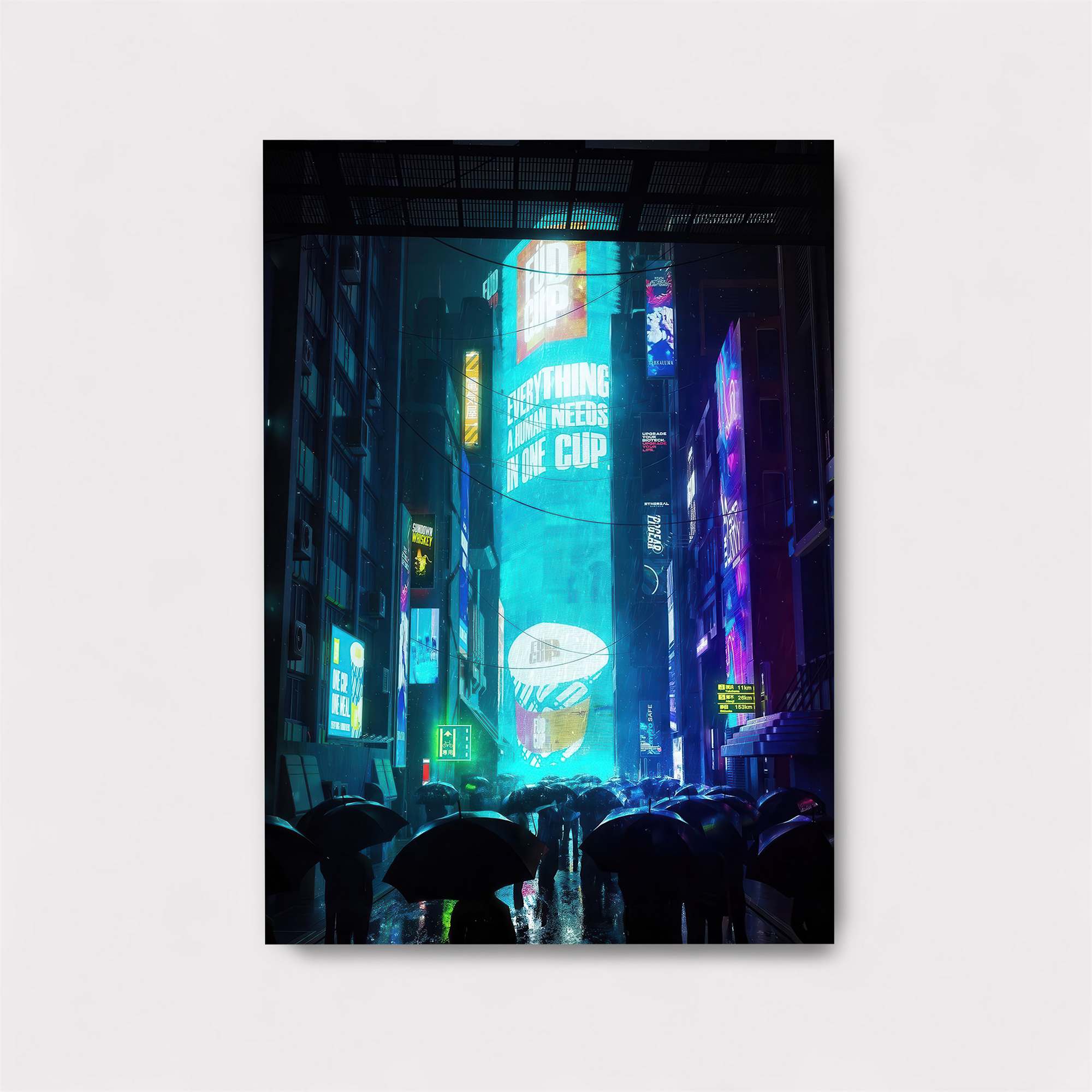 Neon Serenity Safe Wall Magnetic / M