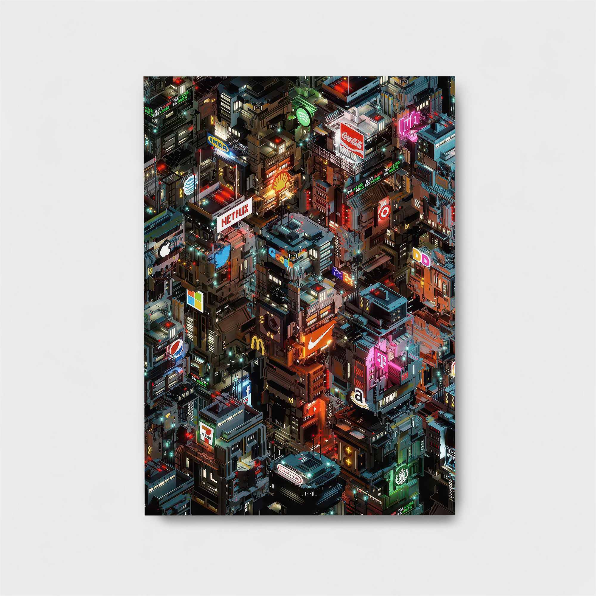 Neon Metropolis Safe Wall Magnetic / M