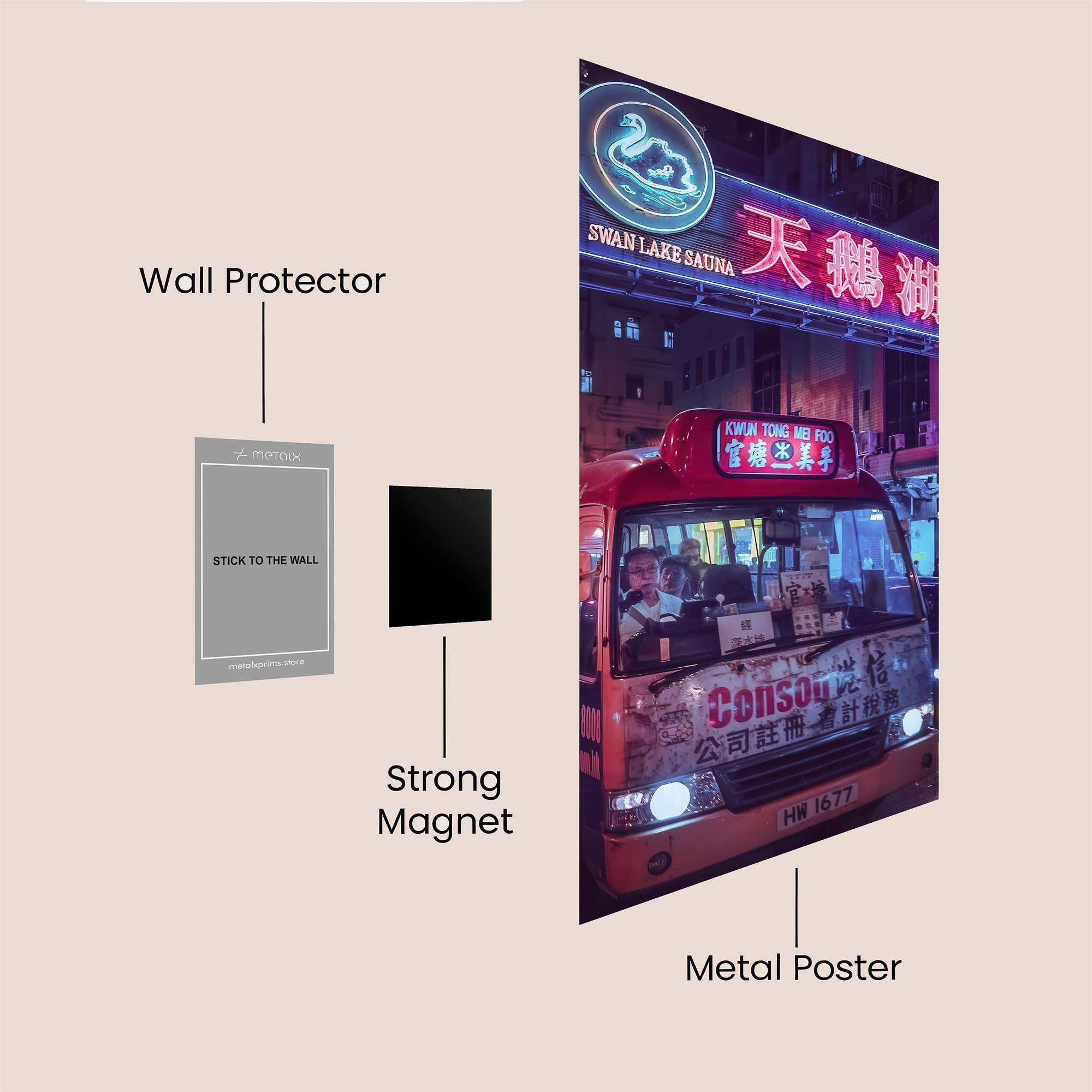 Neon Odyssey Safe Wall Magnetic / M