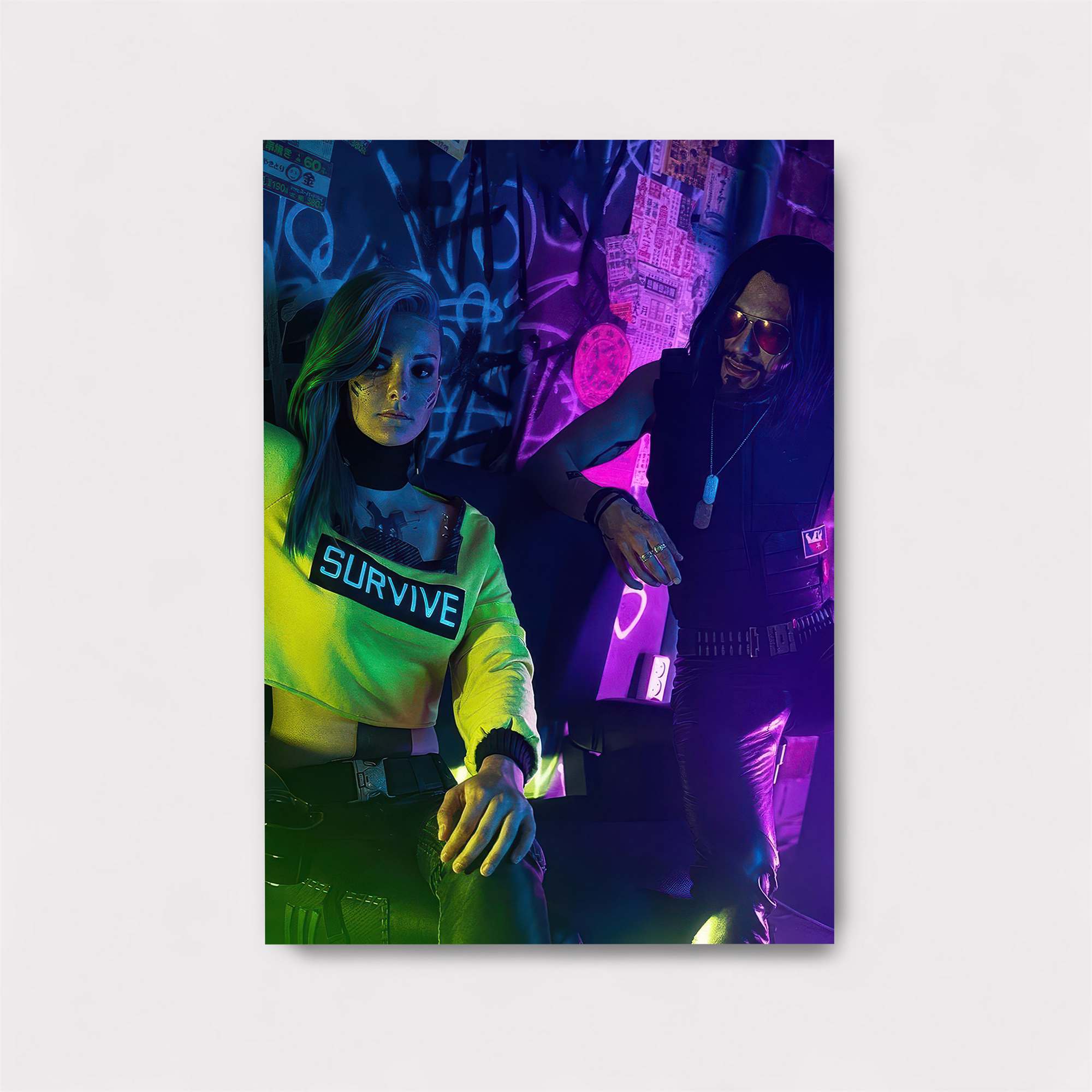 Neon Rebellion Safe Wall Magnetic / M