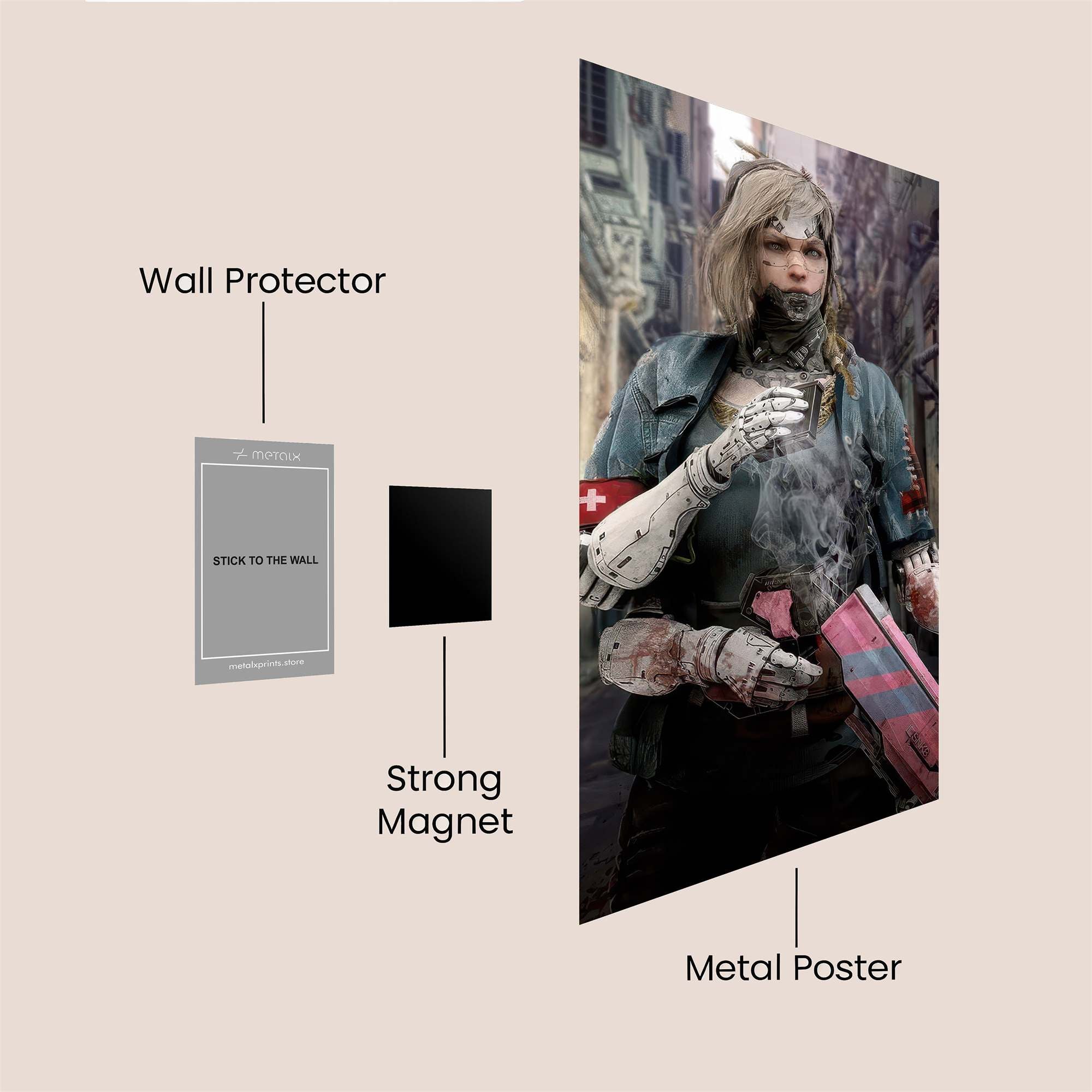 Darth Serene Safe Wall Magnetic / M