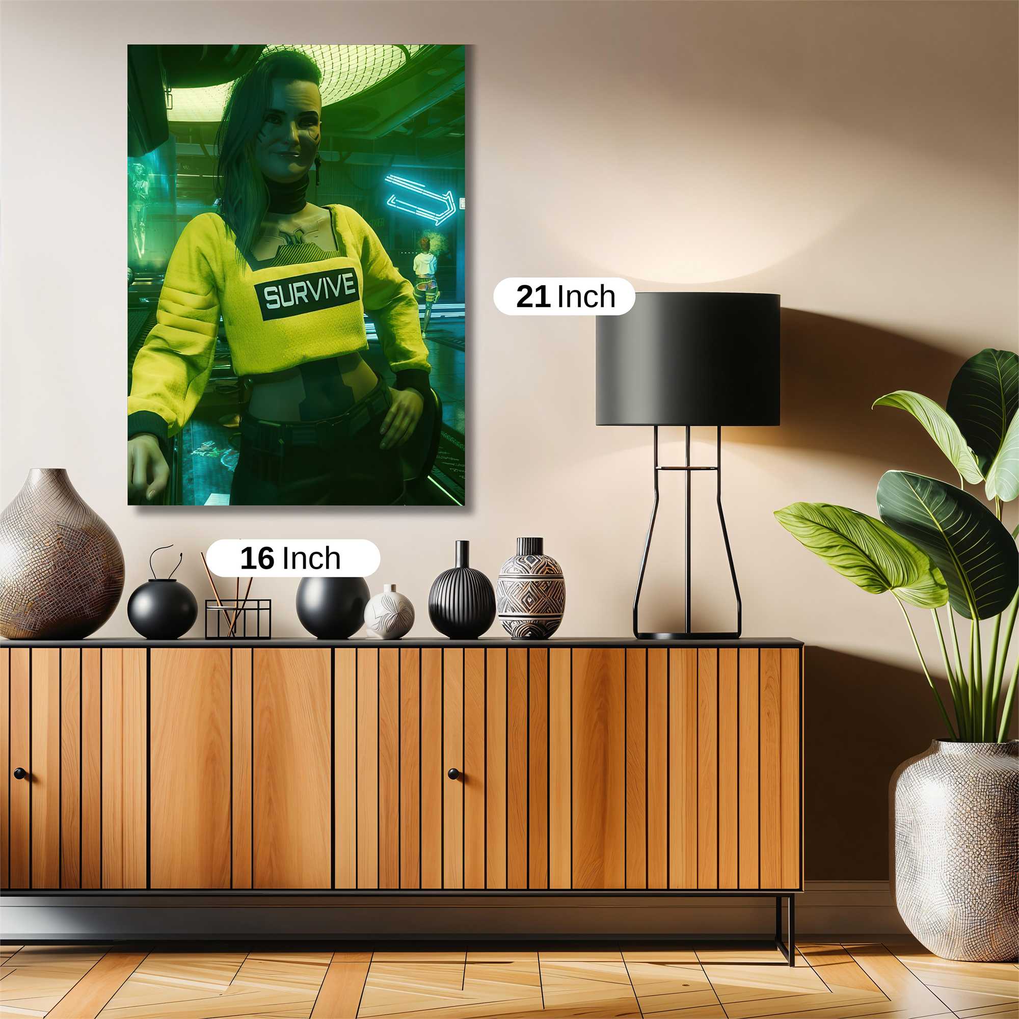 Survive Vibe Safe Wall Magnetic / M