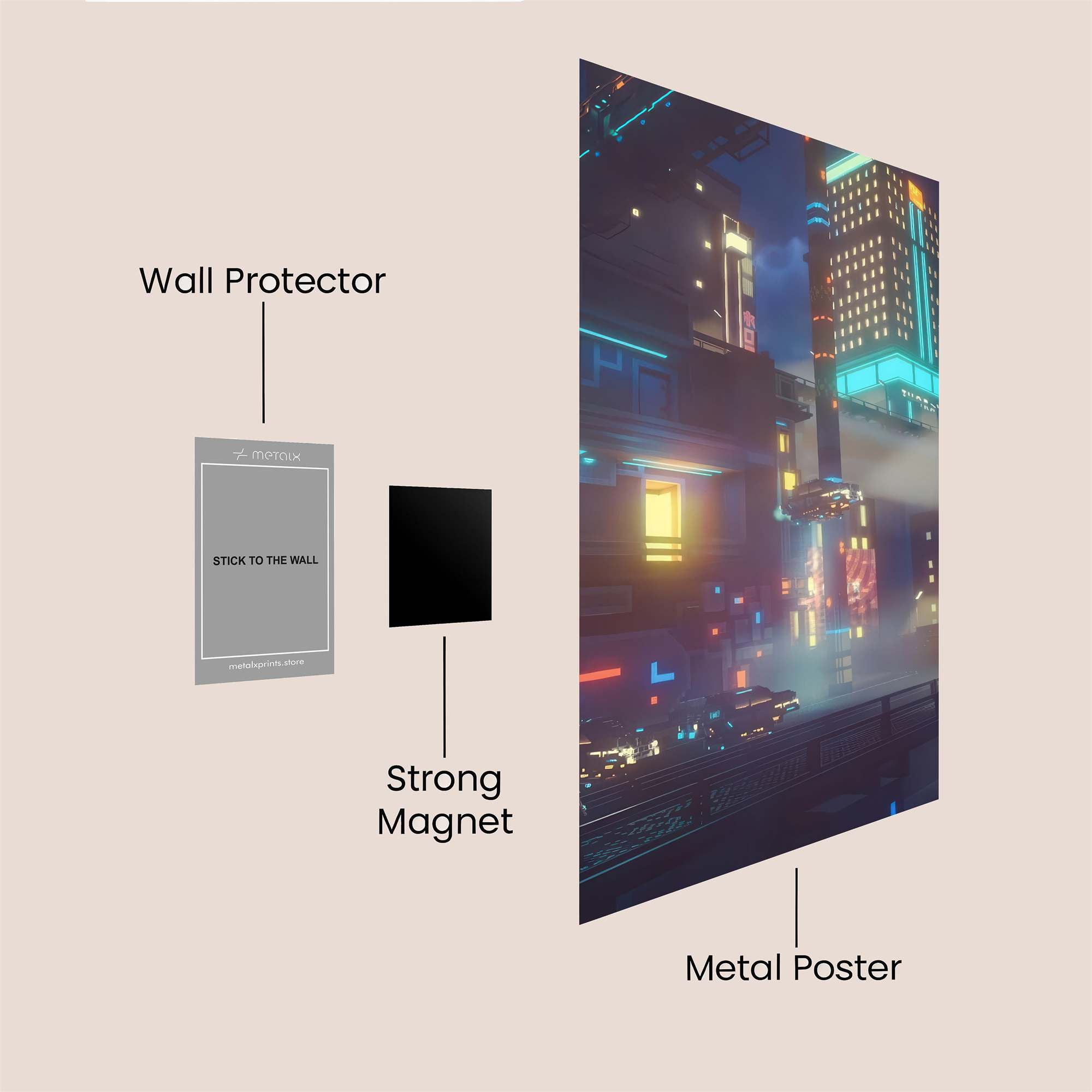 Cyberpunk Serenity Safe Wall Magnetic / M