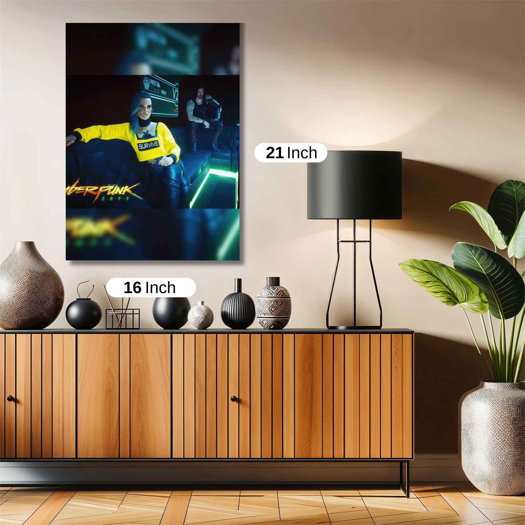 Cyberpunk Thrills Safe Wall Magnetic / M