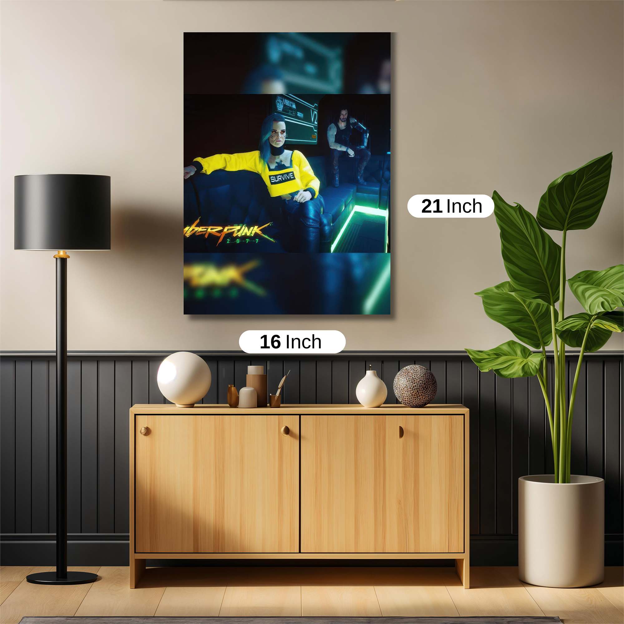 Cyberpunk Thrills Safe Wall Magnetic / M