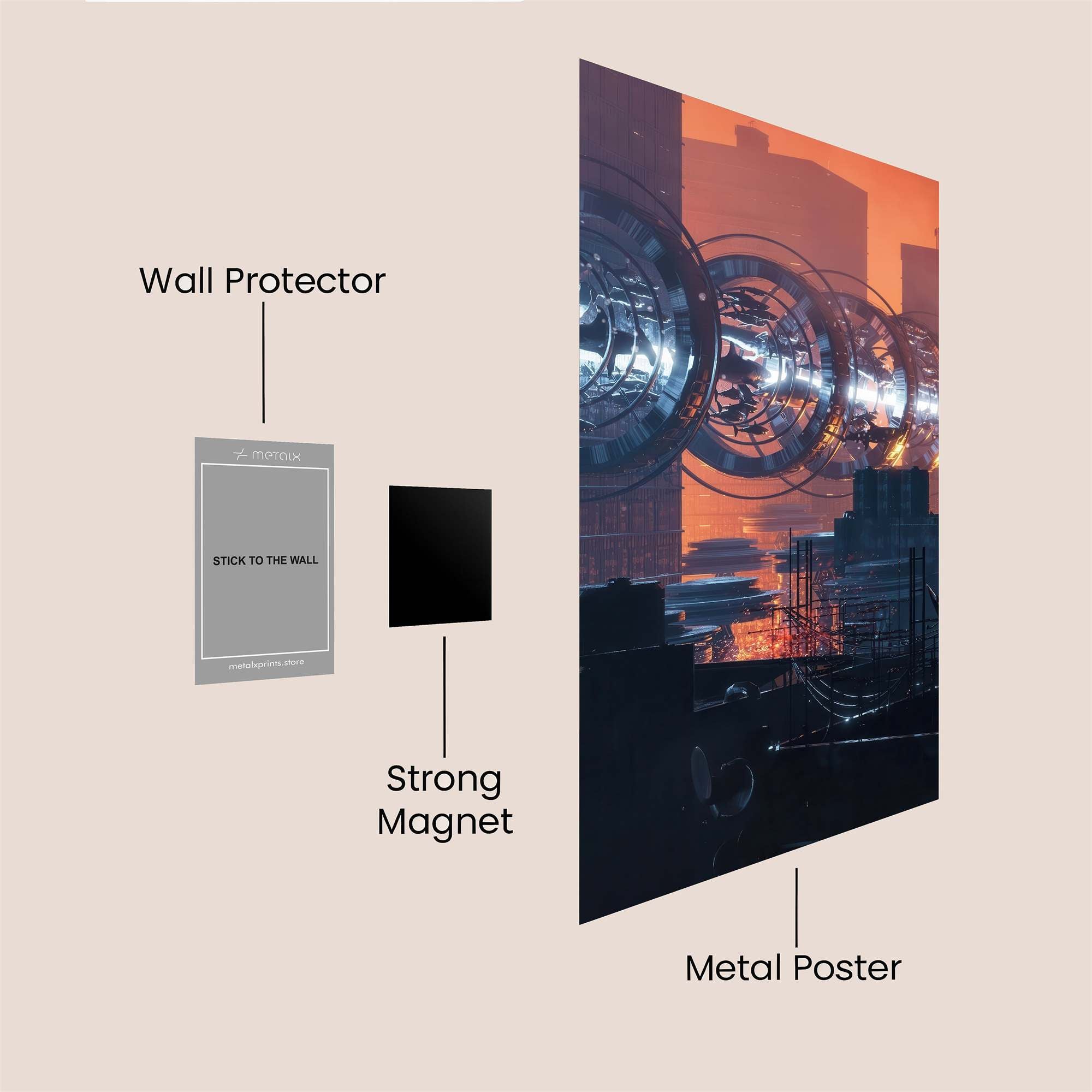 Future Arrival Safe Wall Magnetic / M