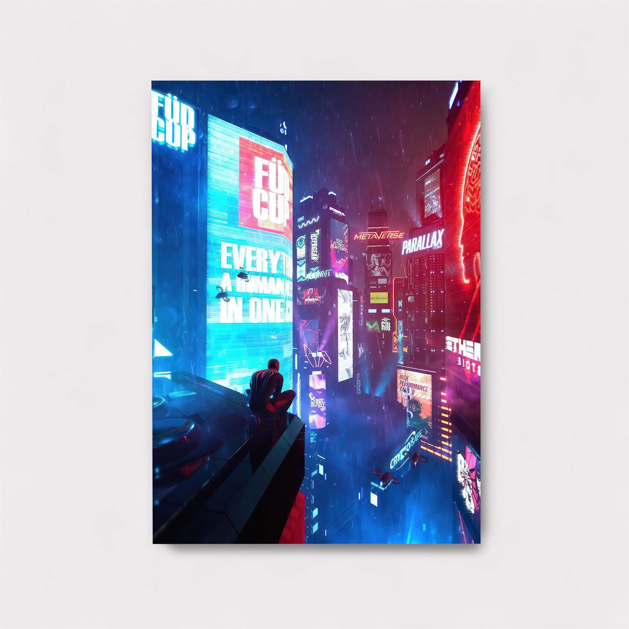 Neon Serenity Safe Wall Magnetic / M