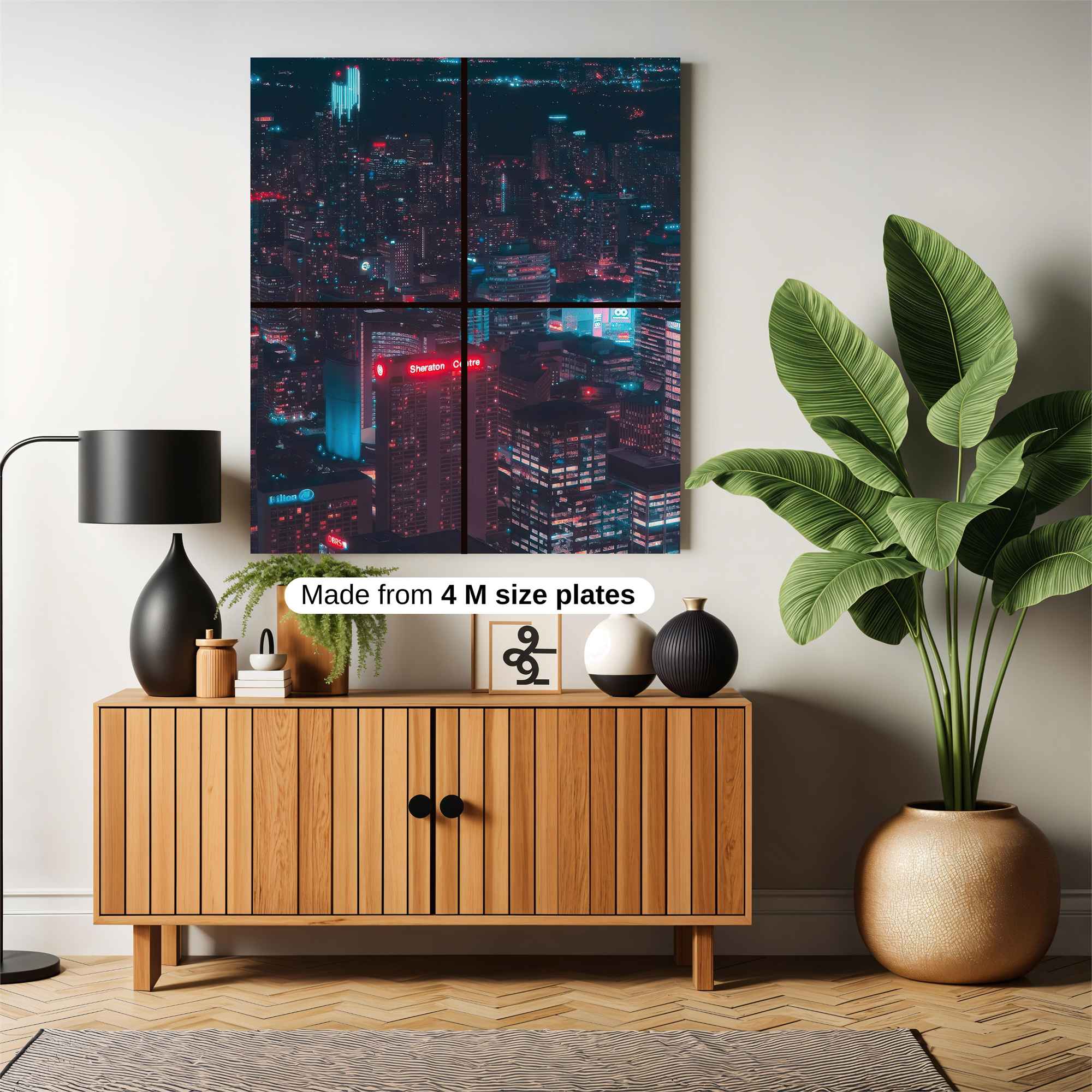 Neon Metropolis Safe Wall Magnetic / M