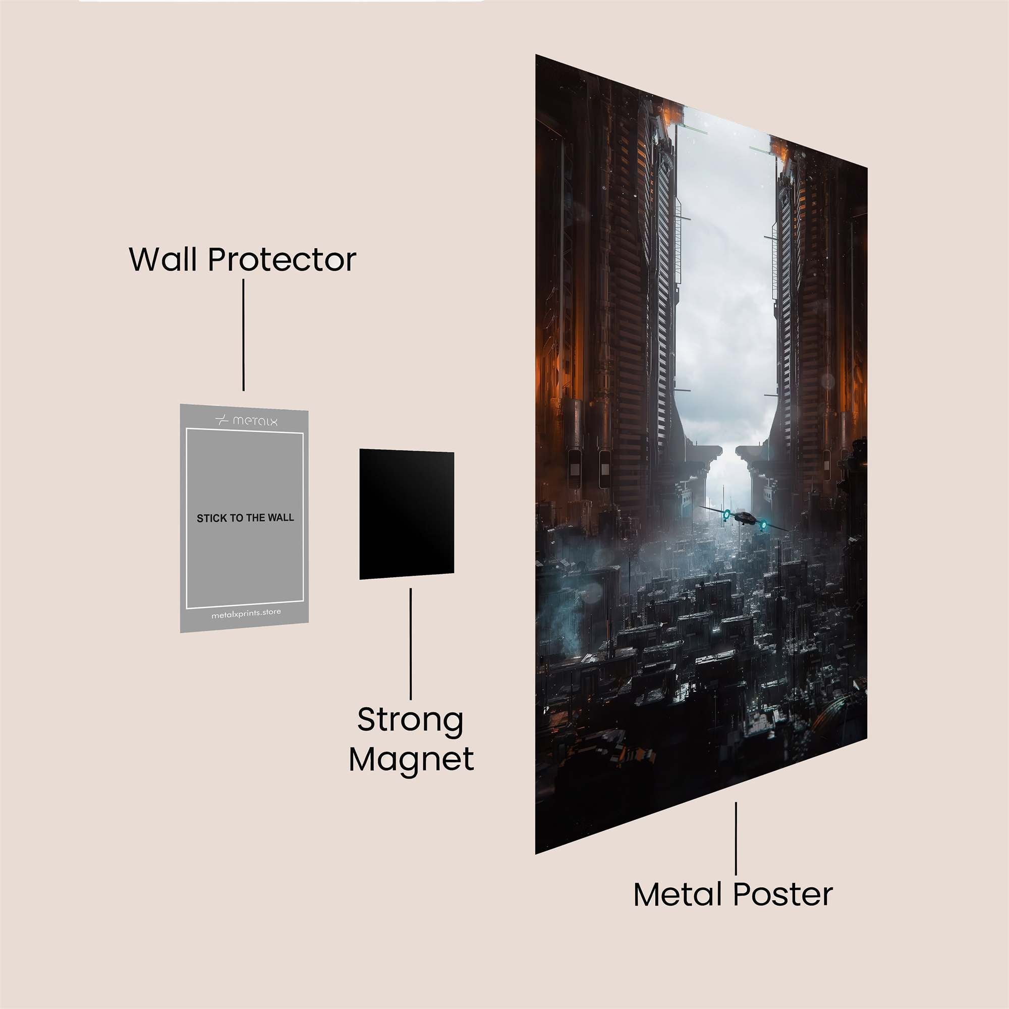 Future Gateway Safe Wall Magnetic / M