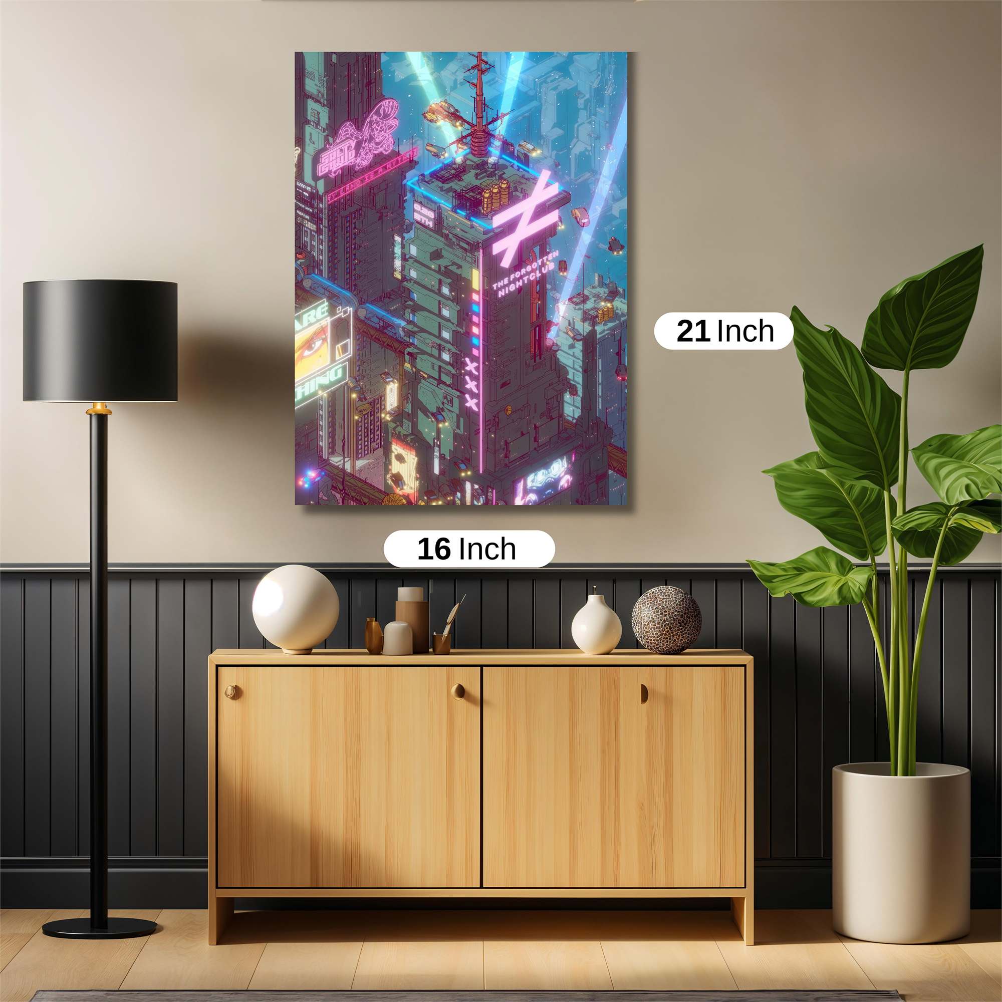 Neon Reverie Safe Wall Magnetic / M