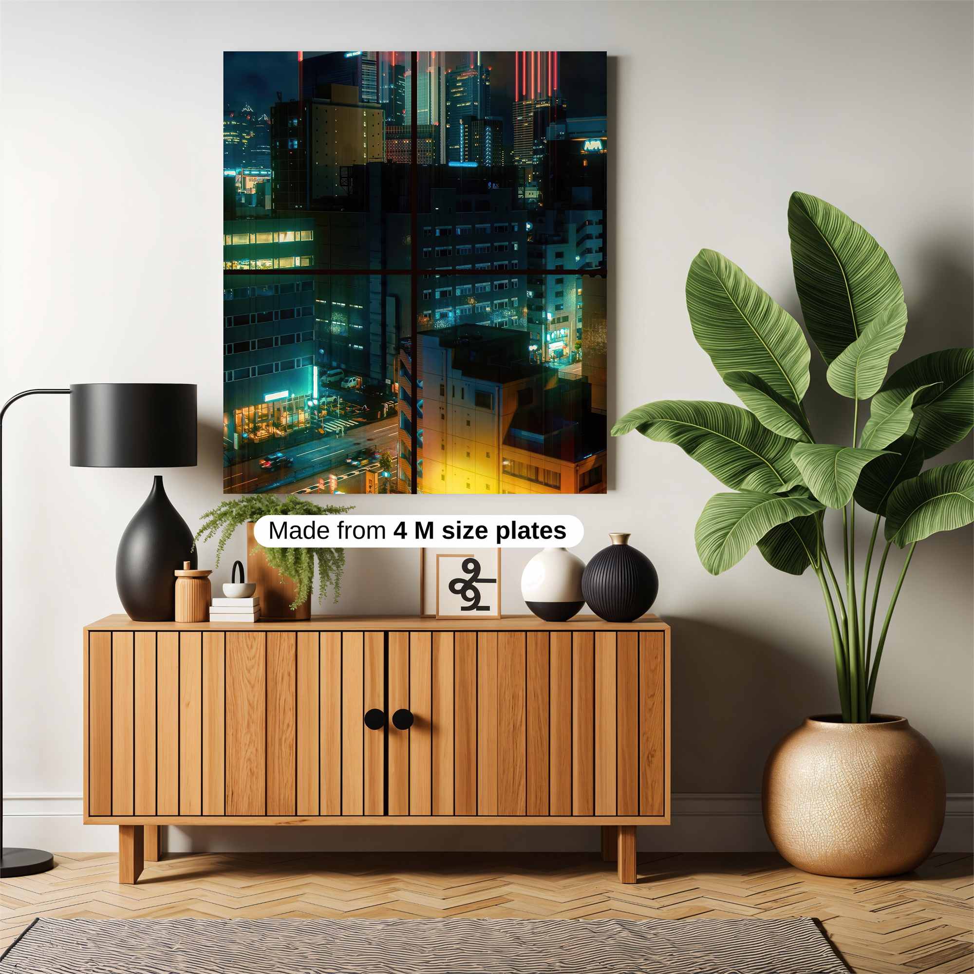 Neon Dreamscape Safe Wall Magnetic / M