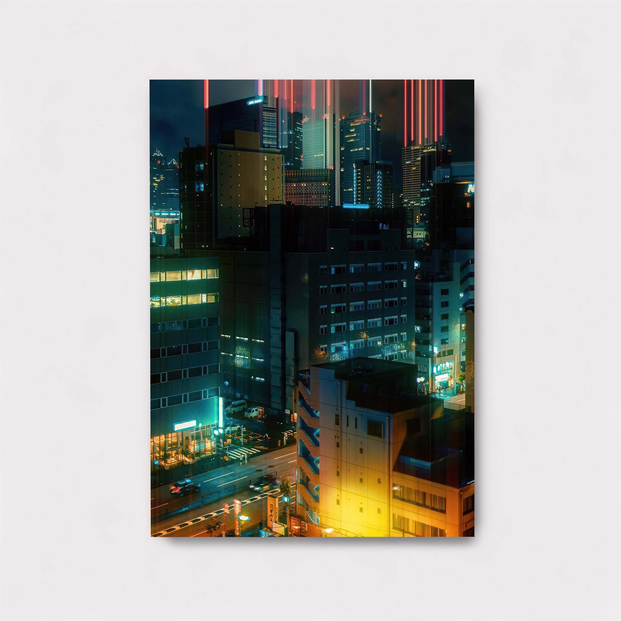 Neon Dreamscape Safe Wall Magnetic / M