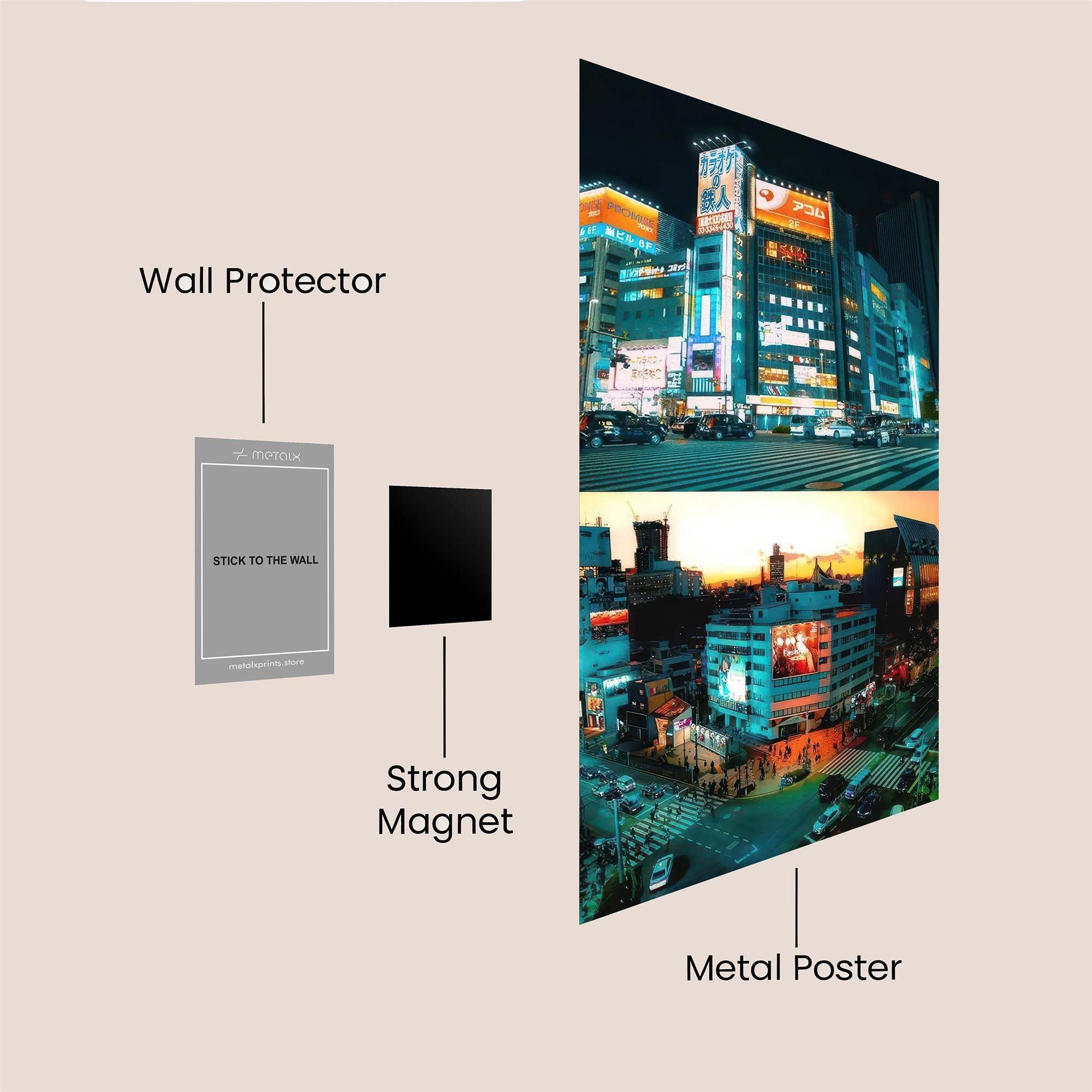 Urban Pulse Safe Wall Magnetic / M