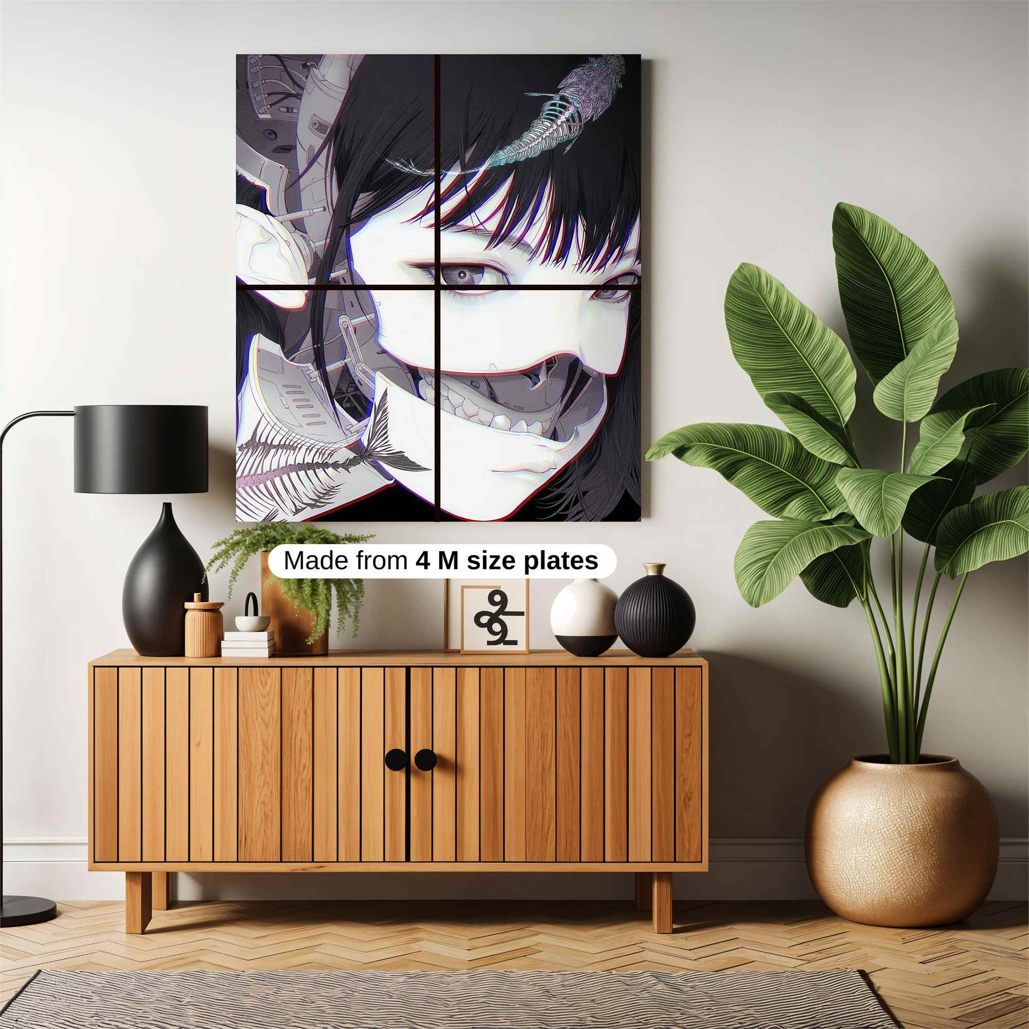 Cybernetic Whimsy Safe Wall Magnetic / M