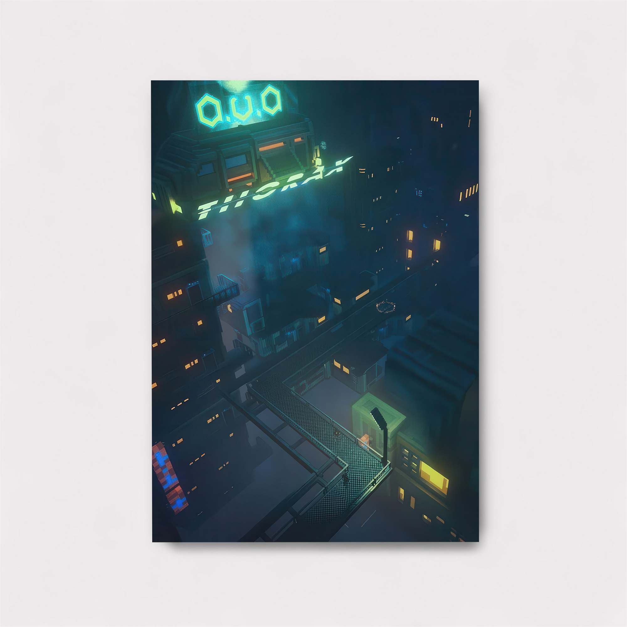 Neon Serenity Safe Wall Magnetic / M