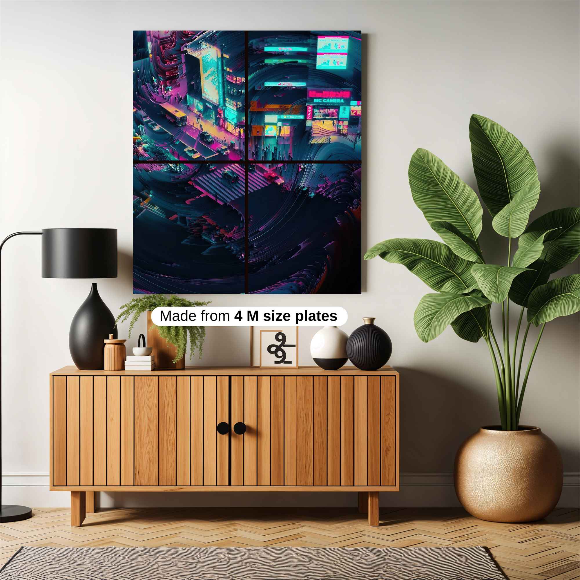 Neon Whirl Safe Wall Magnetic / M