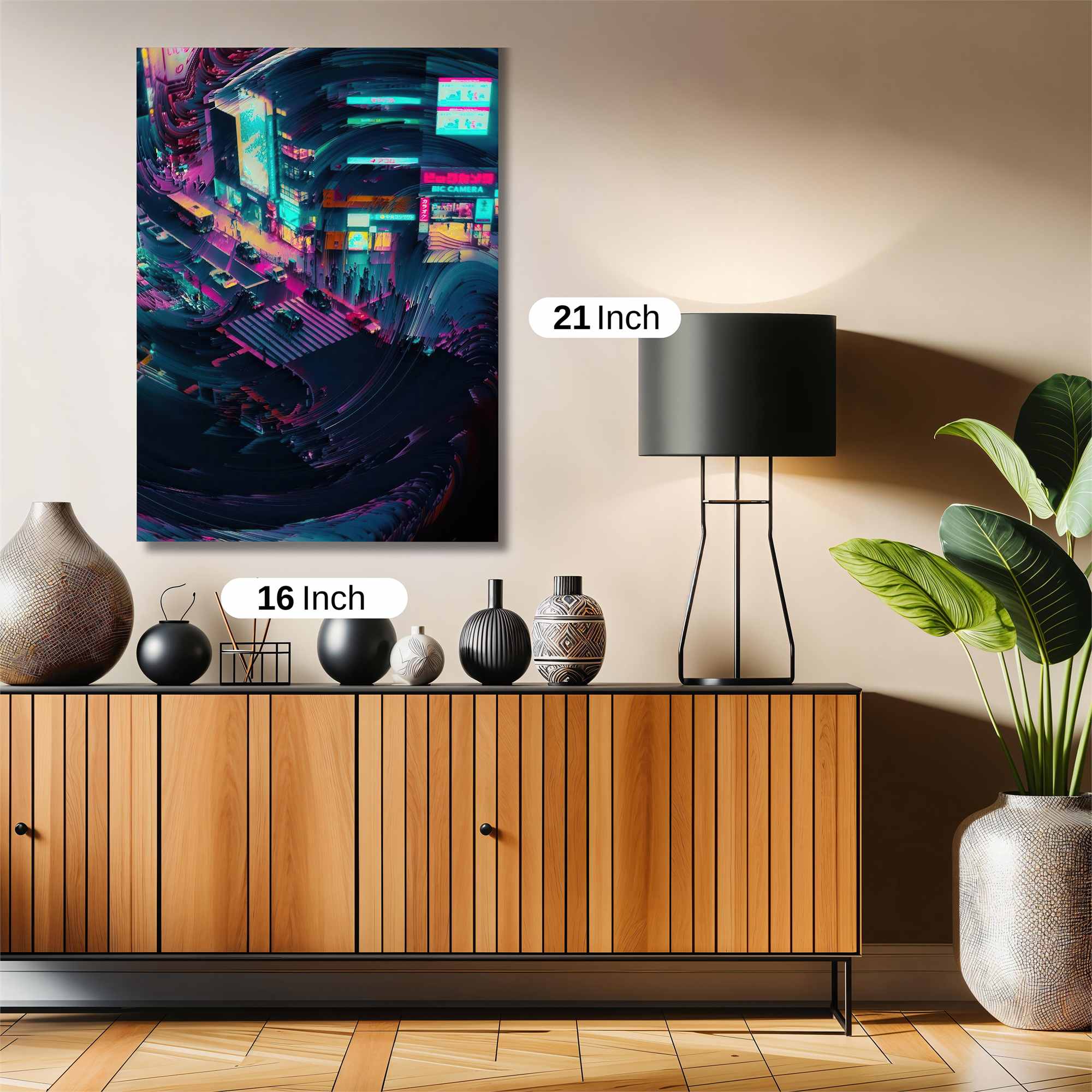 Neon Whirl Safe Wall Magnetic / M