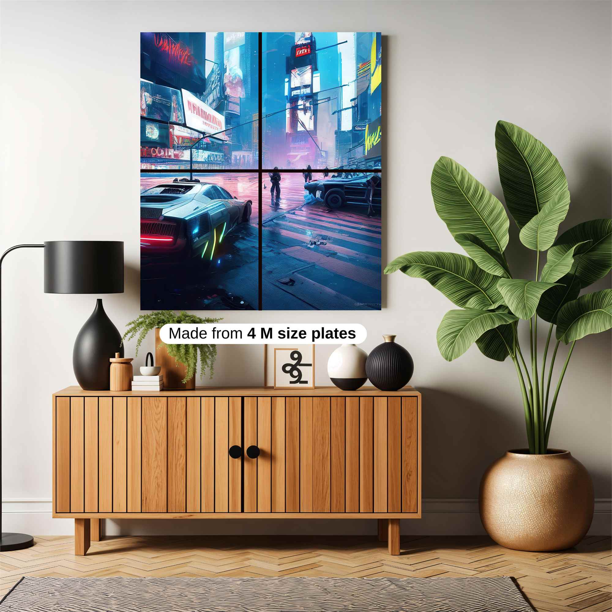 Futuristic Vivid Safe Wall Magnetic / M