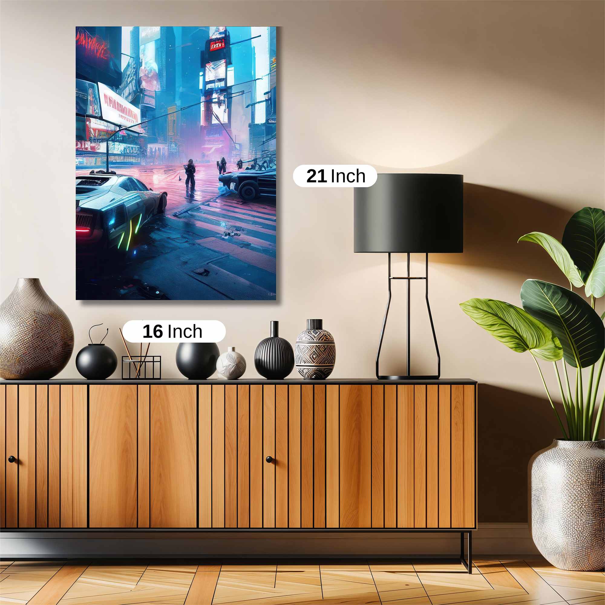 Futuristic Vivid Safe Wall Magnetic / M