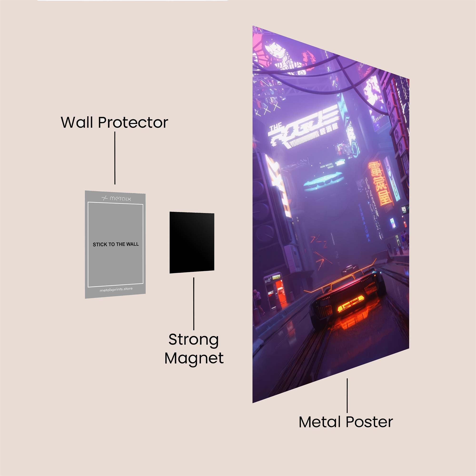 Neon Odyssey Safe Wall Magnetic / M