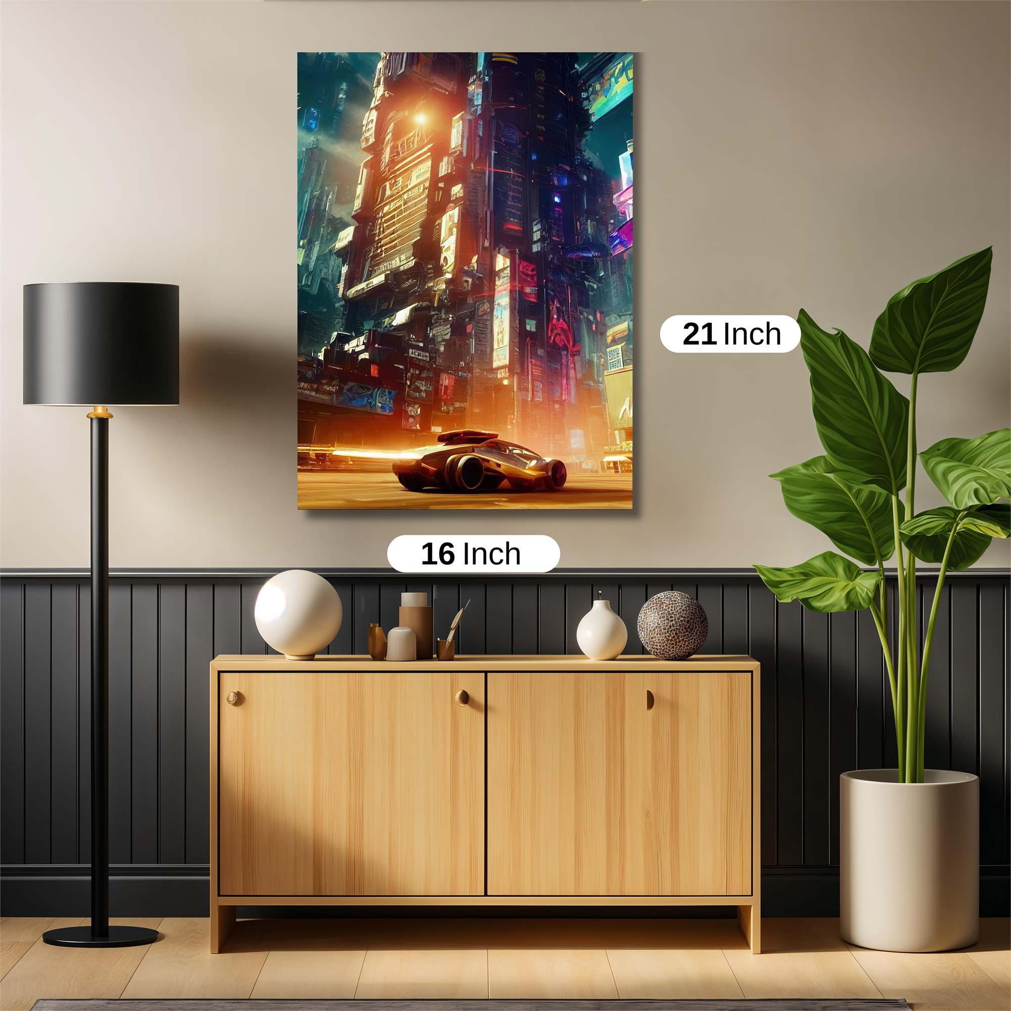 Futuristic Velocity Safe Wall Magnetic / M