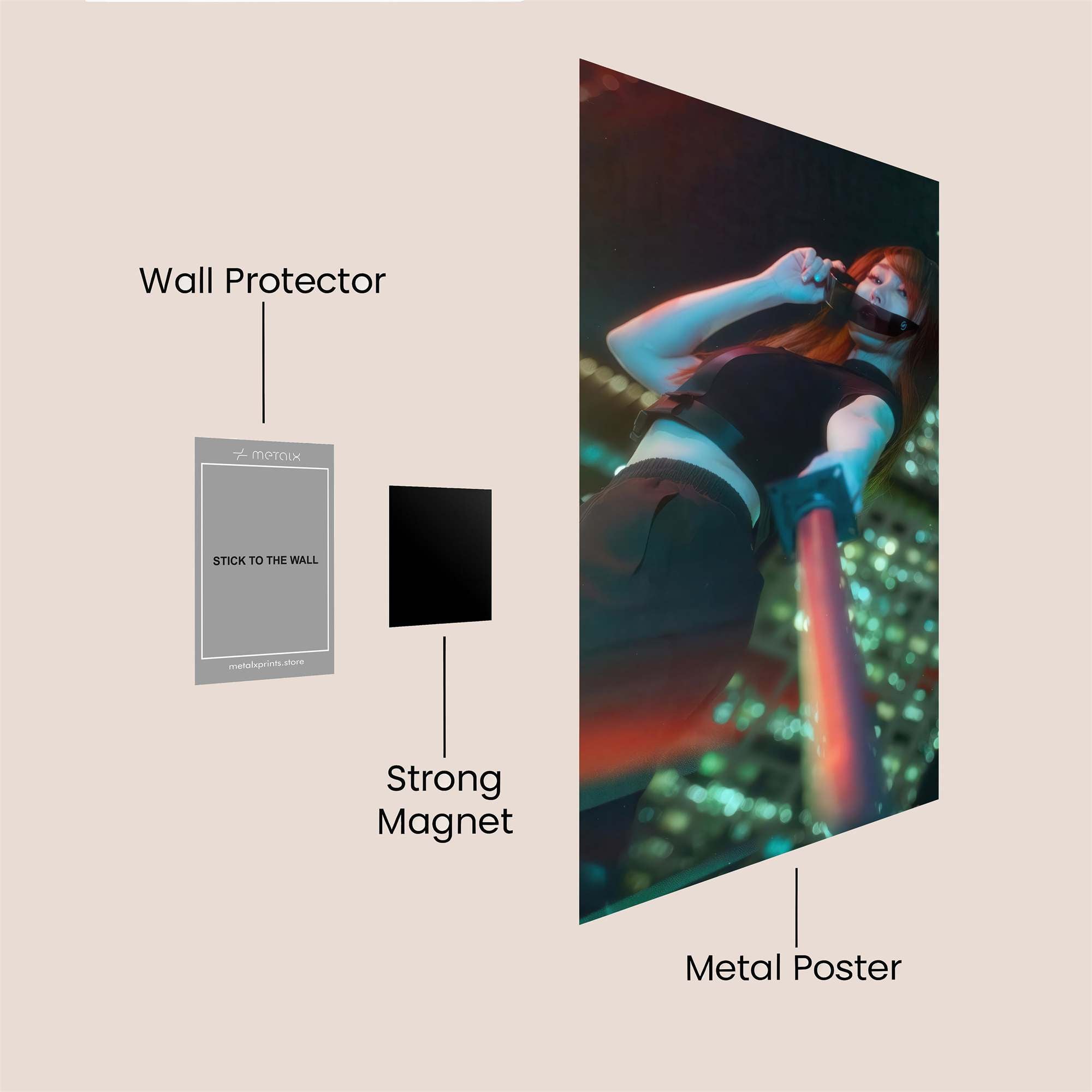 Mystery Edge Safe Wall Magnetic / M