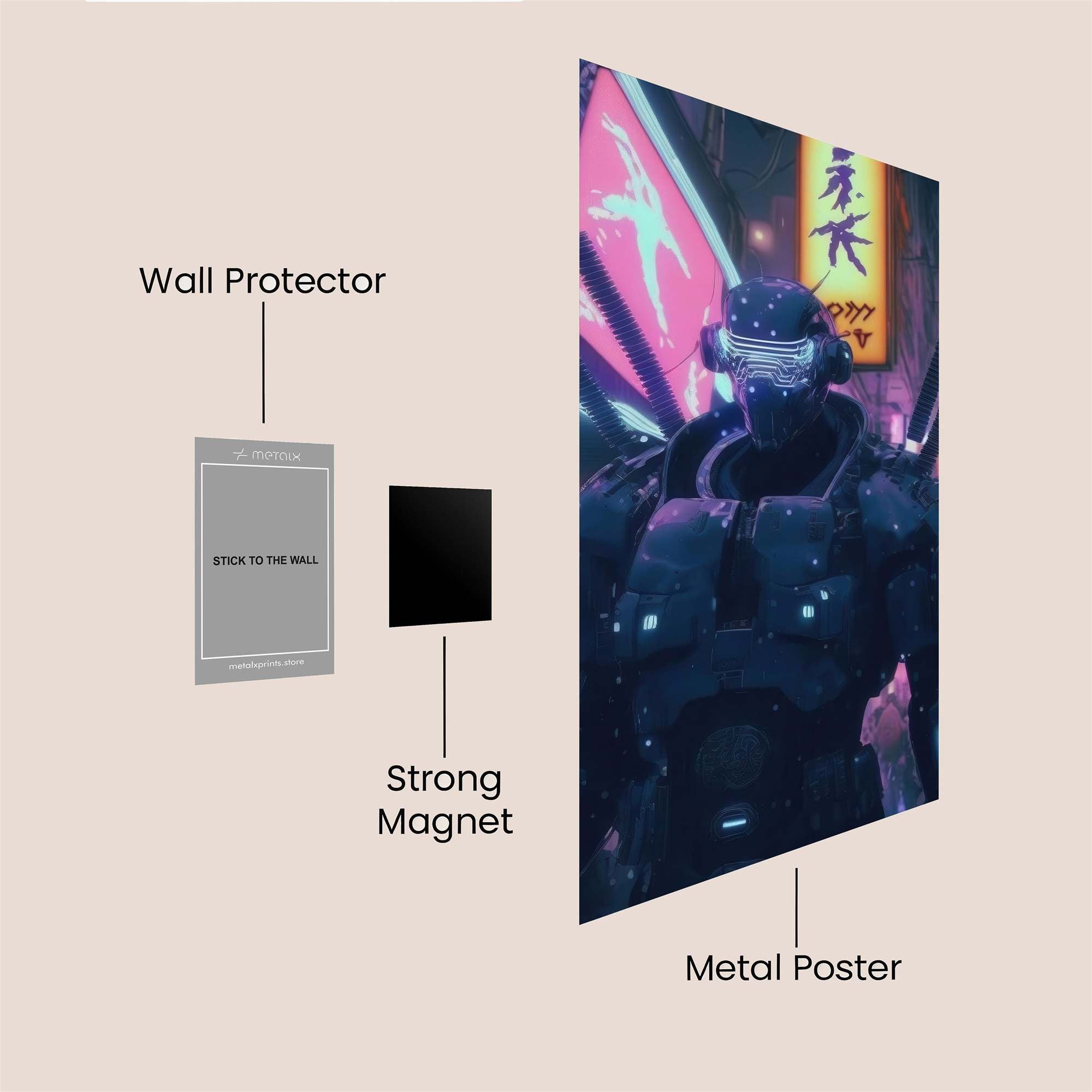 Cyber Guardian Safe Wall Magnetic / M