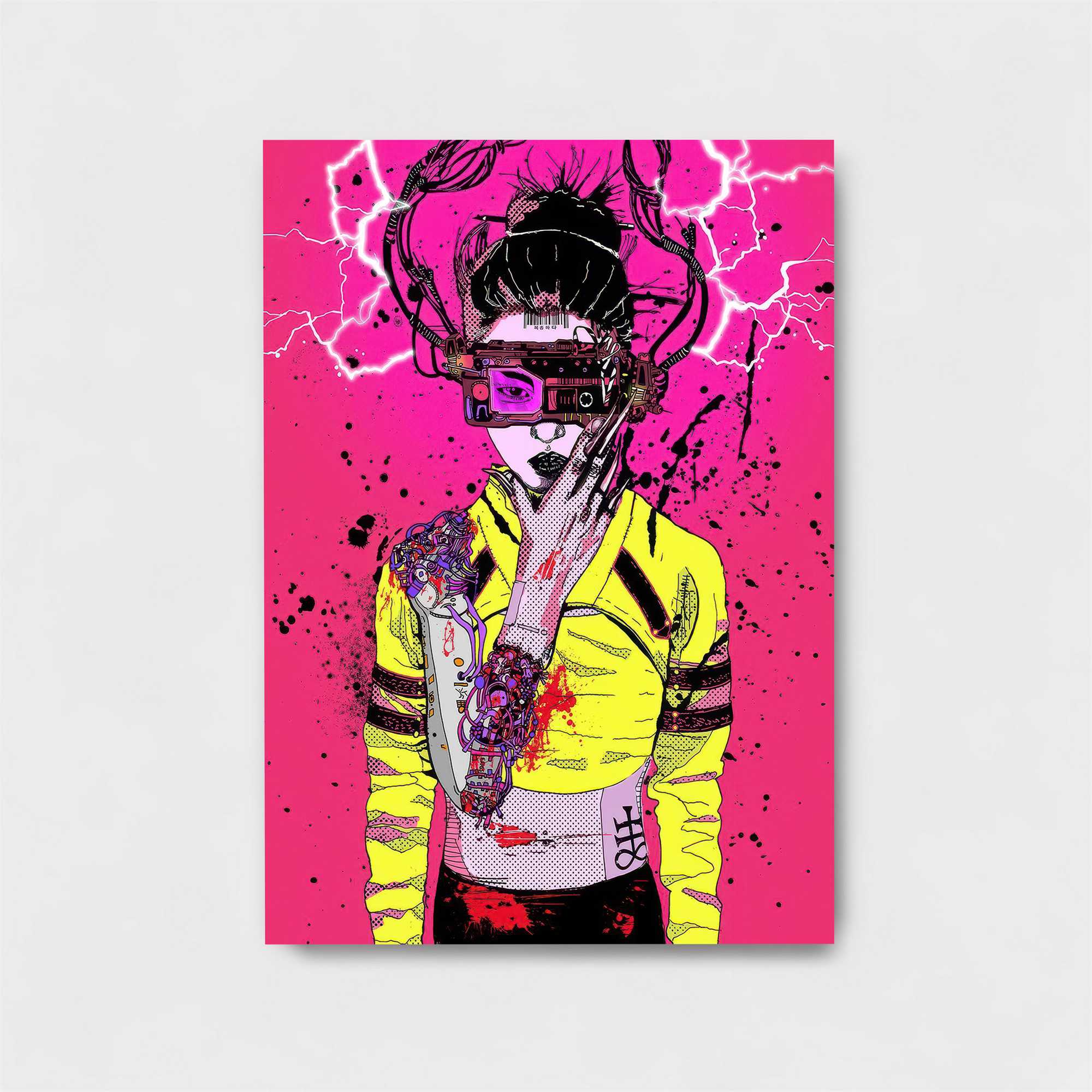 Cyberpunk Fury Safe Wall Magnetic / M