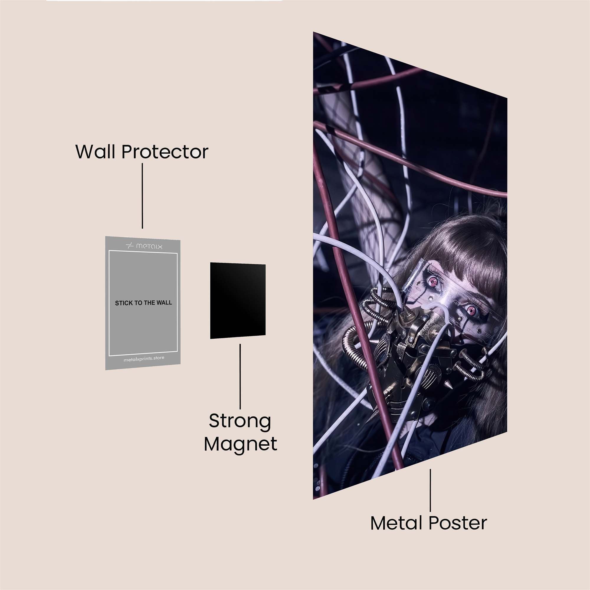 Cybernetic Enigma Safe Wall Magnetic / M