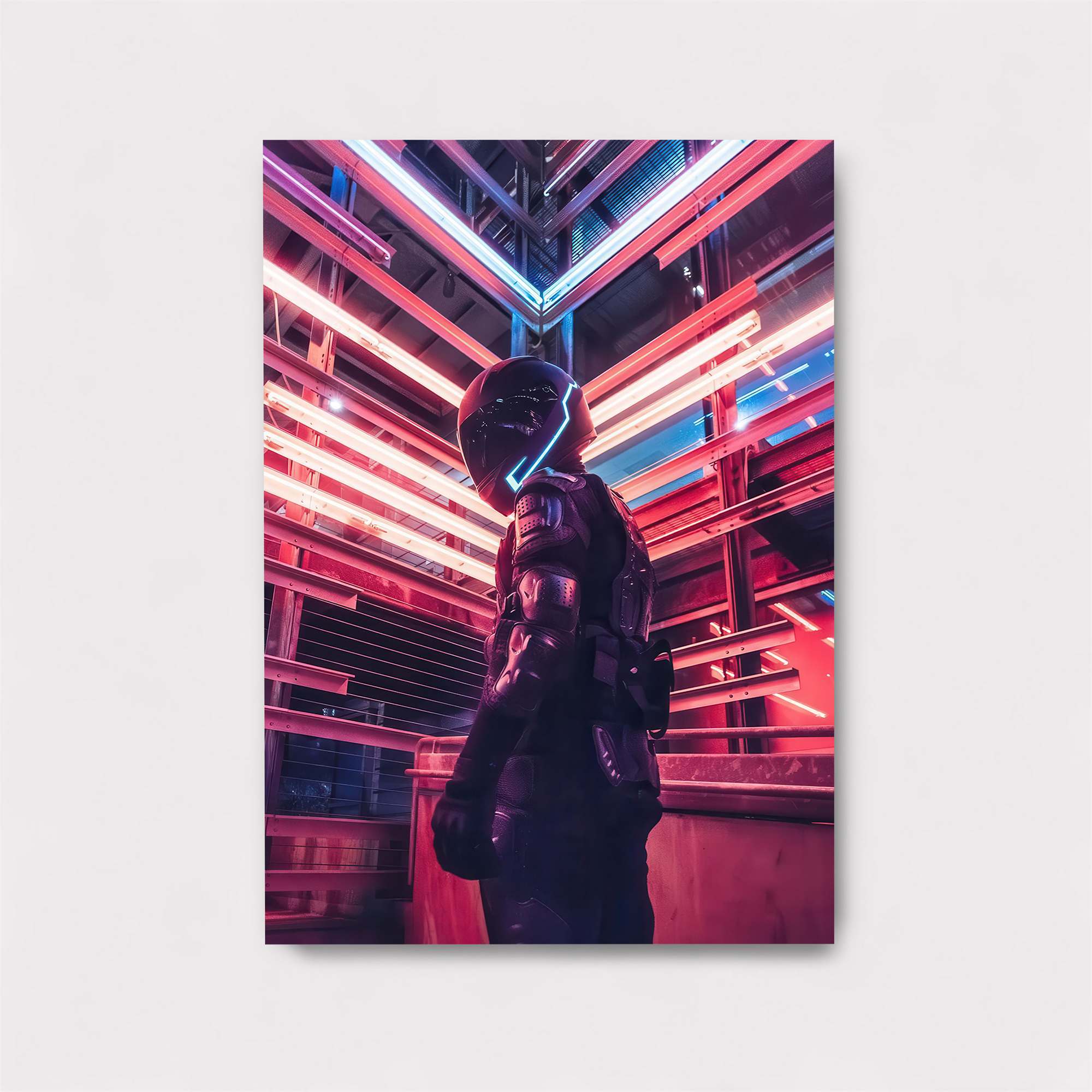 Neon Warrior Safe Wall Magnetic / M