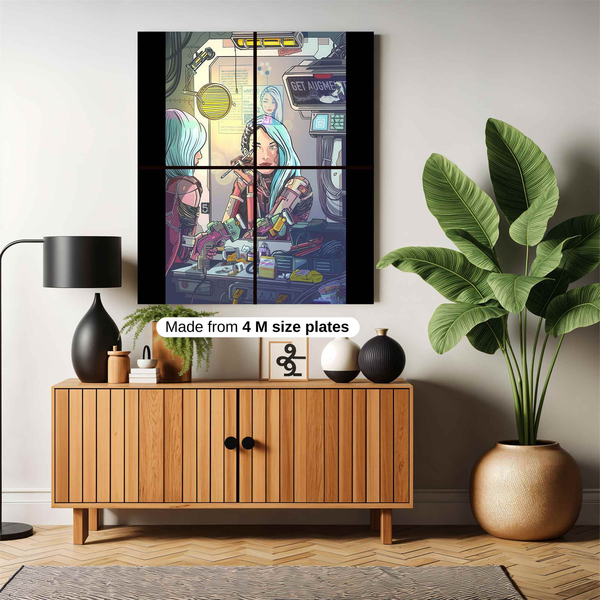 Cyber Glam Safe Wall Magnetic / M