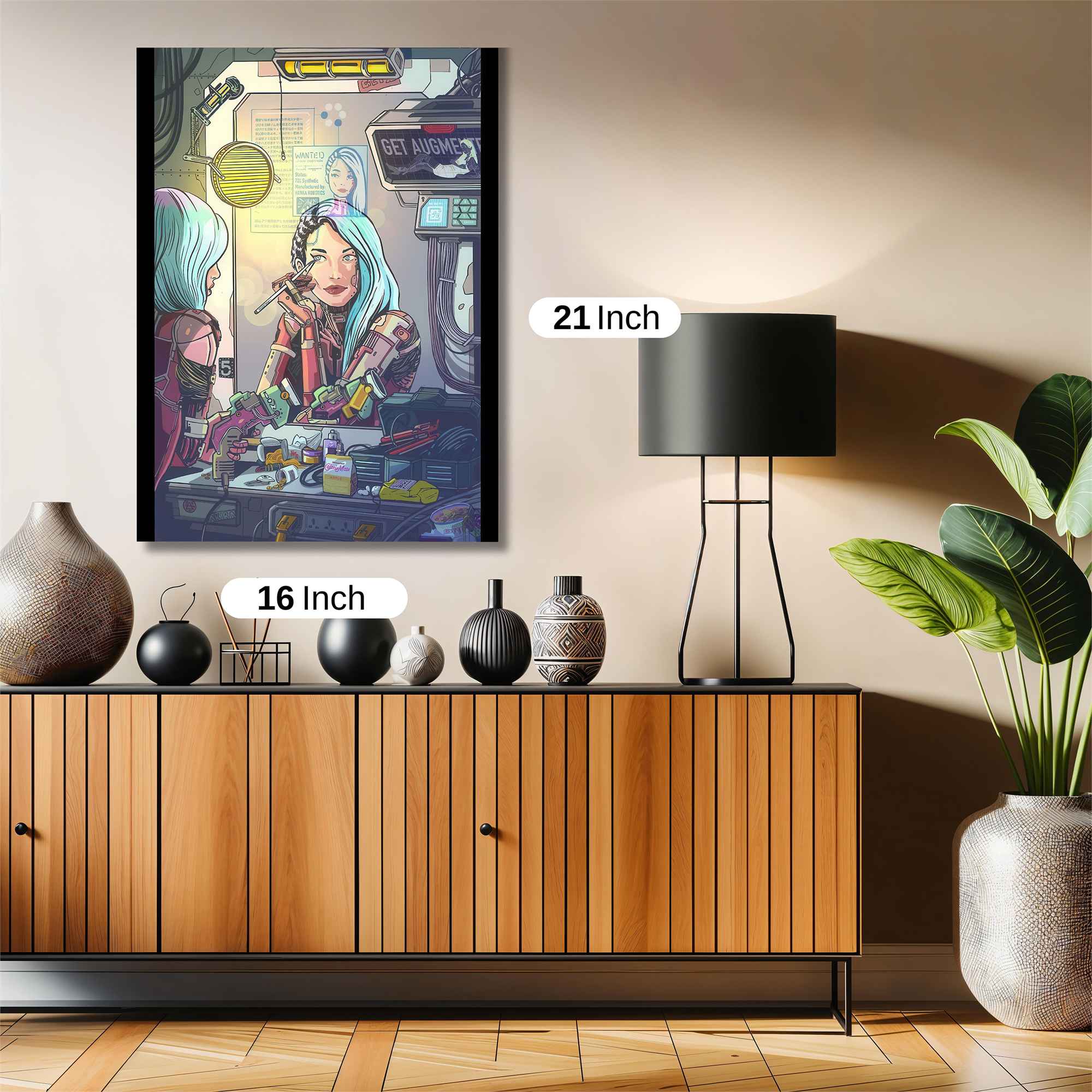 Cyber Glam Safe Wall Magnetic / M