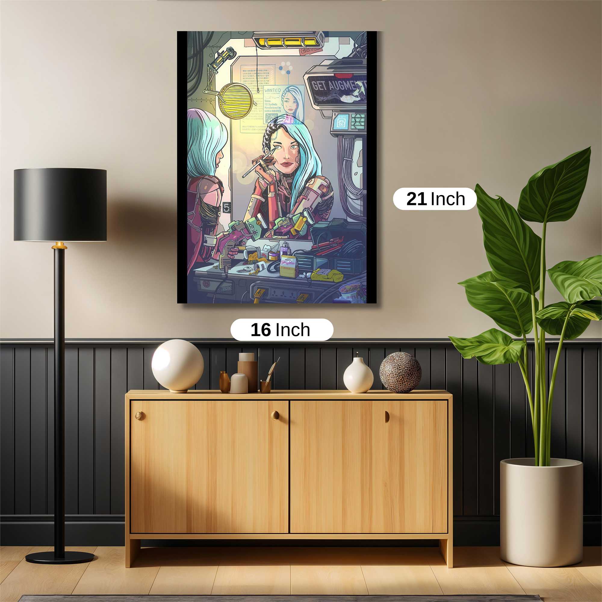 Cyber Glam Safe Wall Magnetic / M