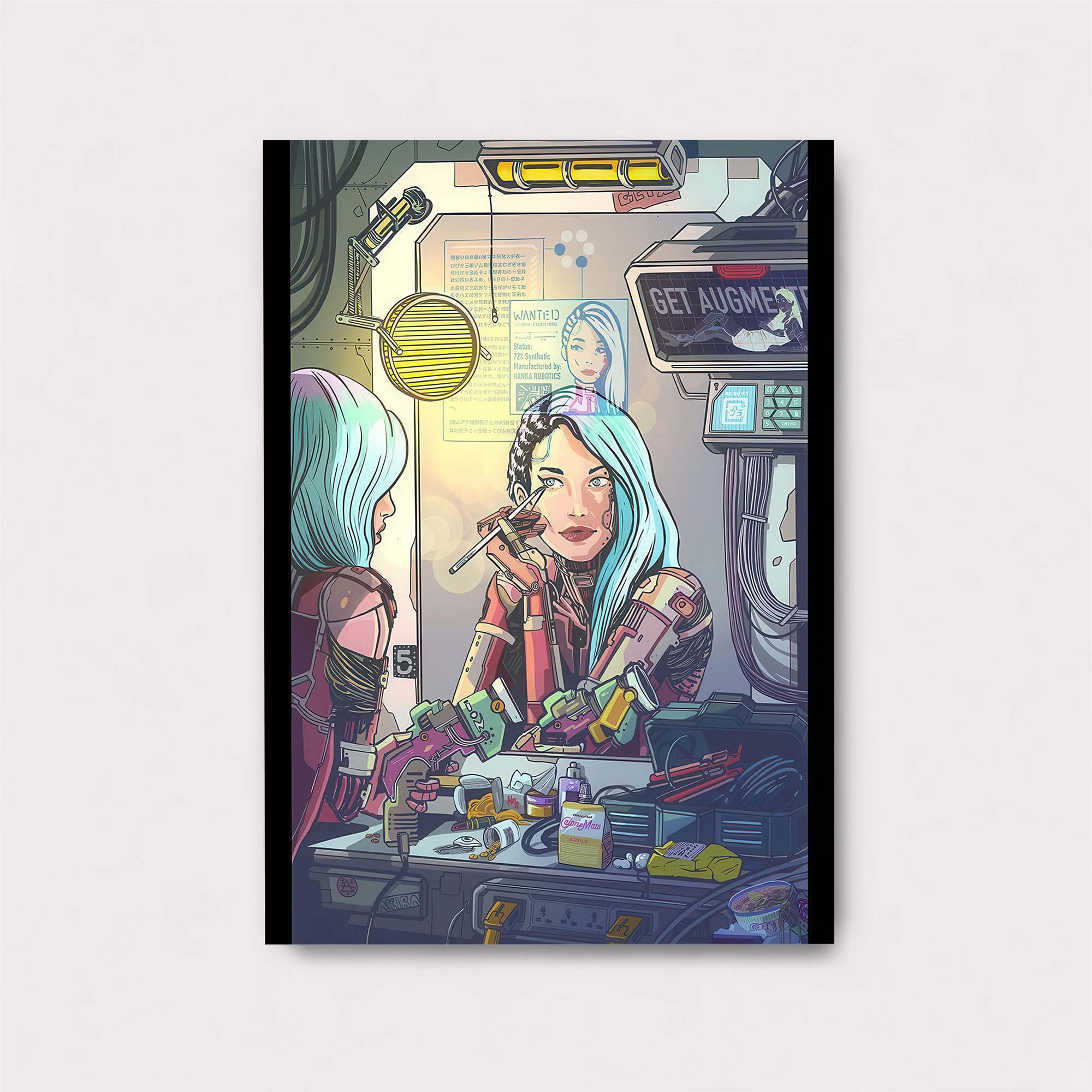 Cyber Glam Safe Wall Magnetic / M