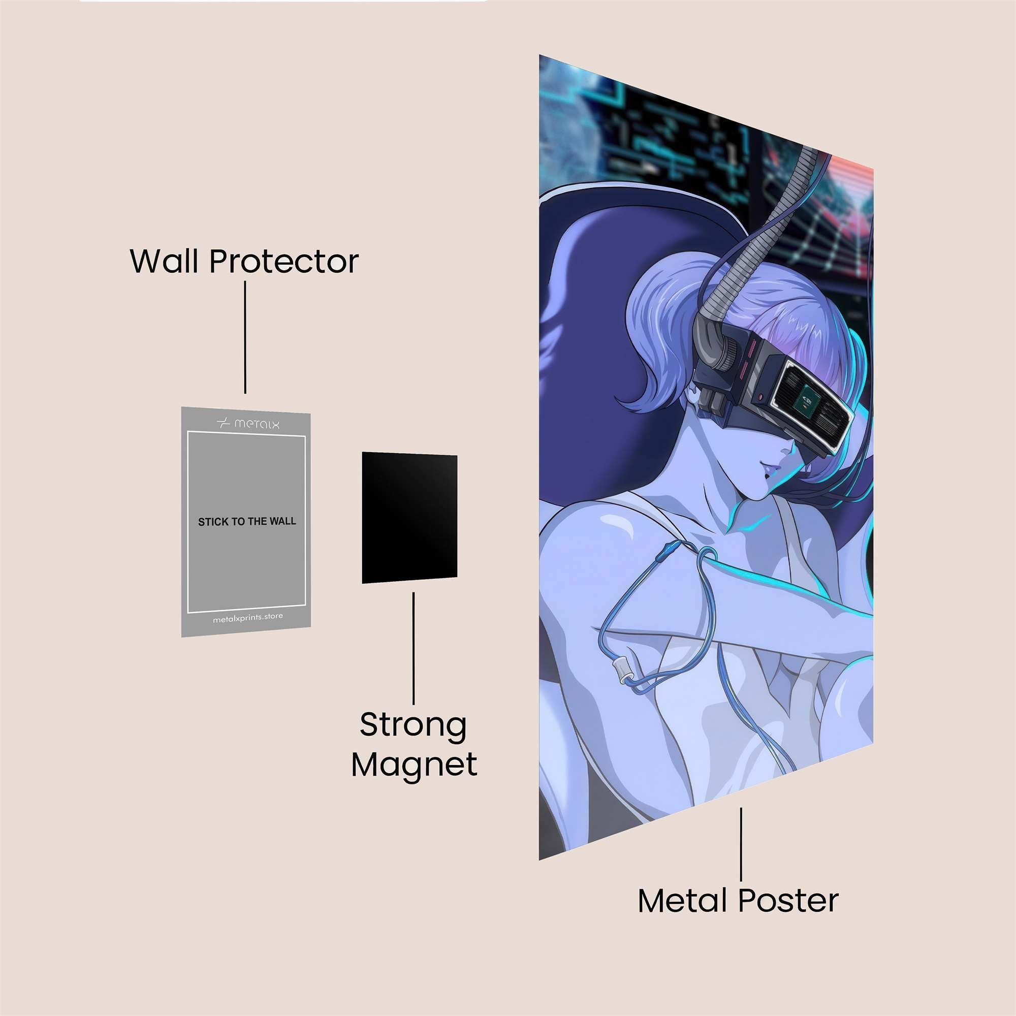 Virtual Serenity Safe Wall Magnetic / M