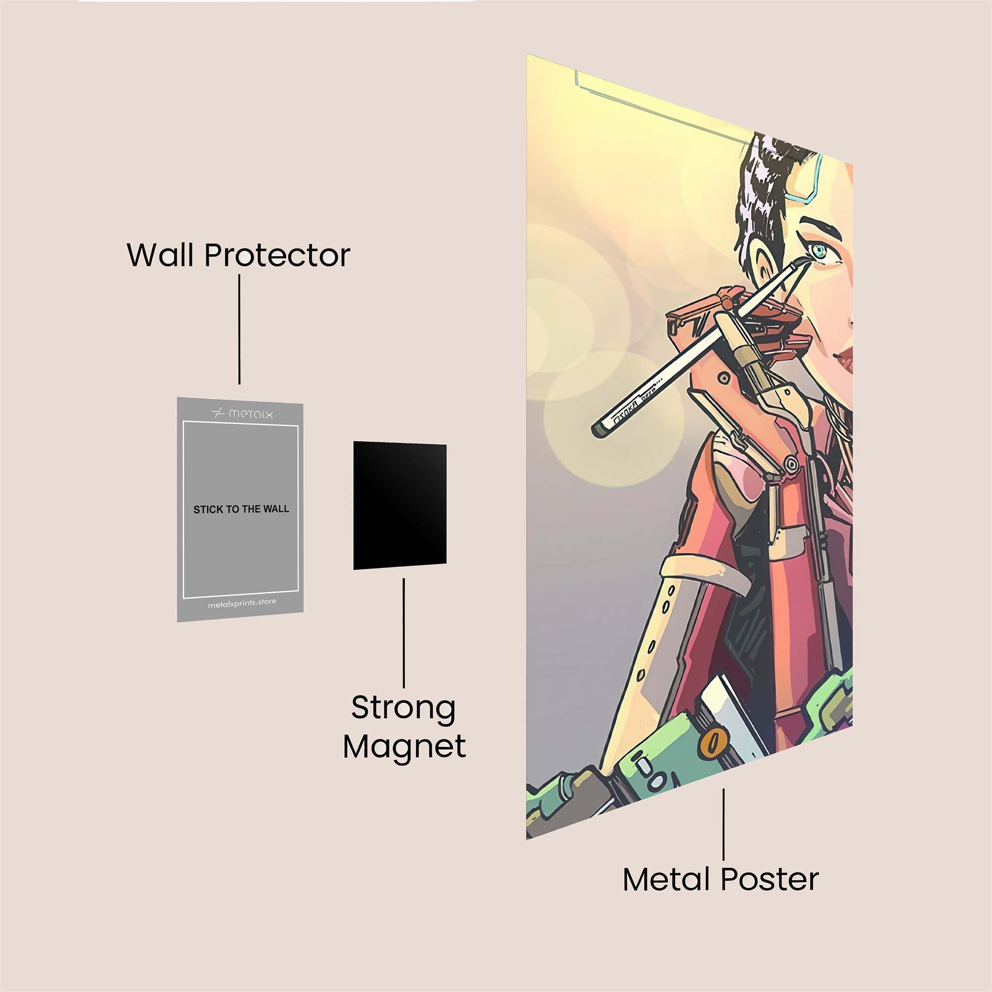 Twins Enigmatic Safe Wall Magnetic / M