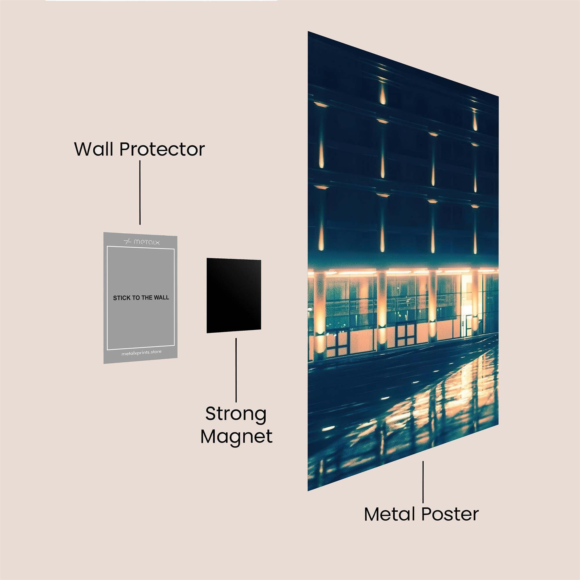 Luminous Tranquility Safe Wall Magnetic / M