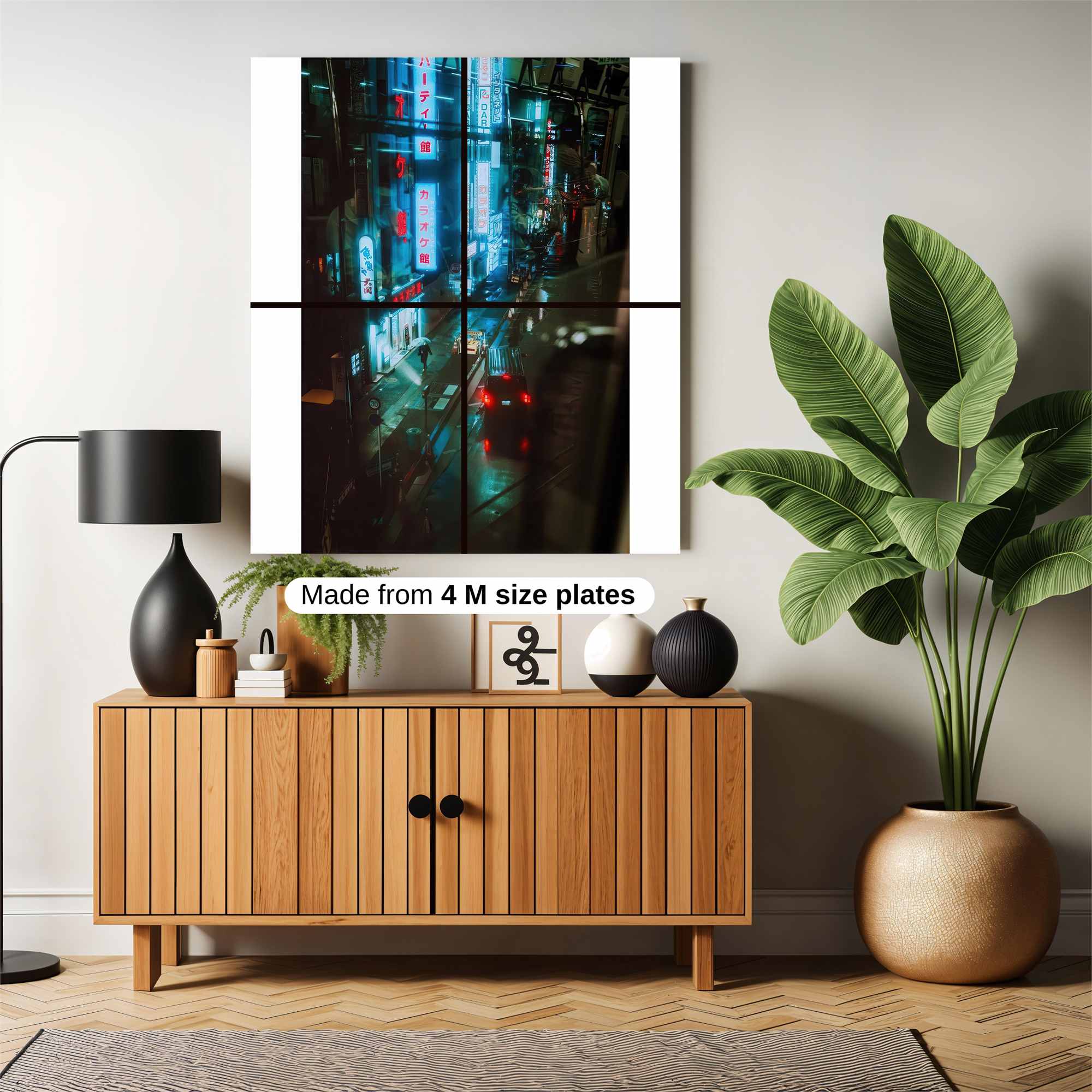 Neon Dreamscape Safe Wall Magnetic / M