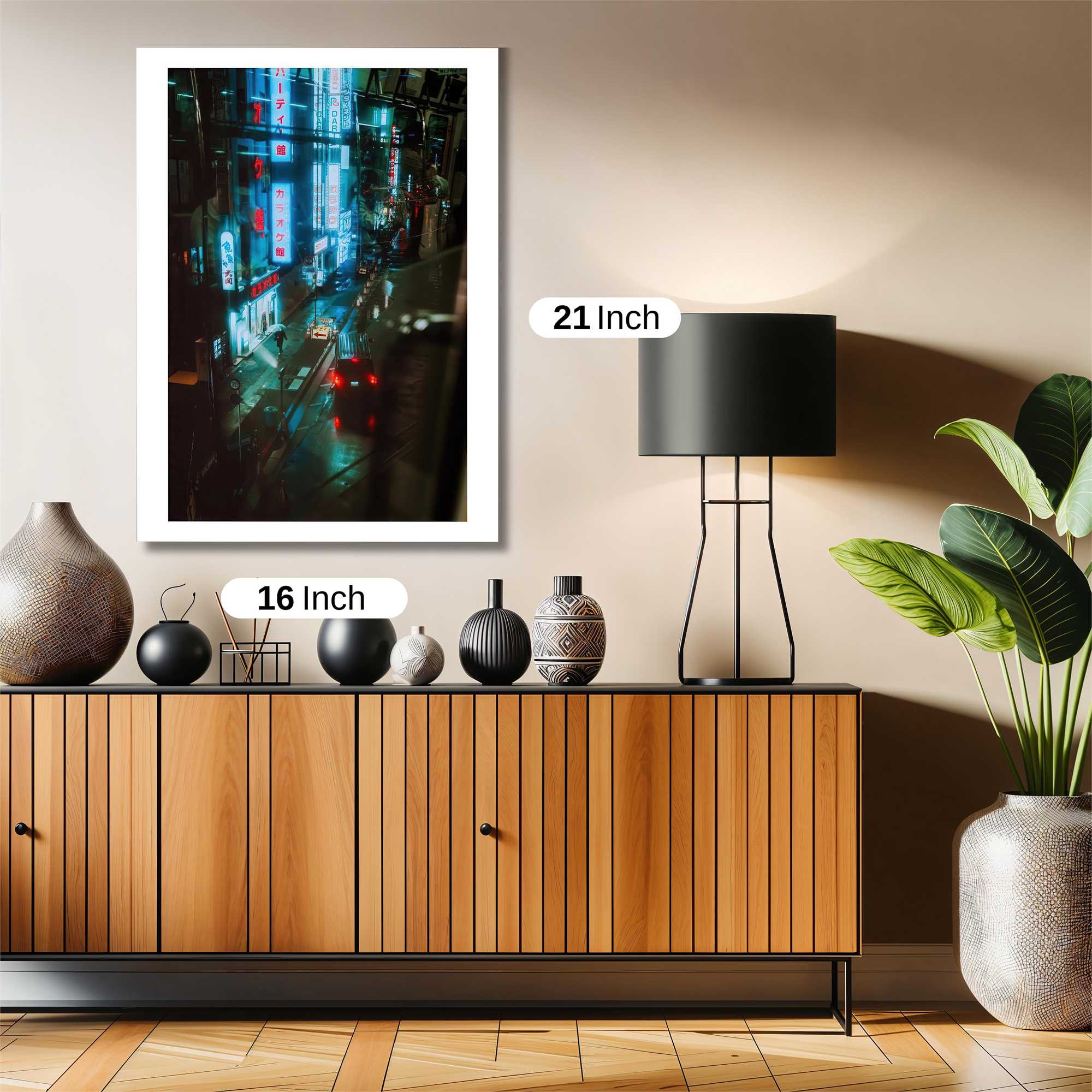 Neon Dreamscape Safe Wall Magnetic / M