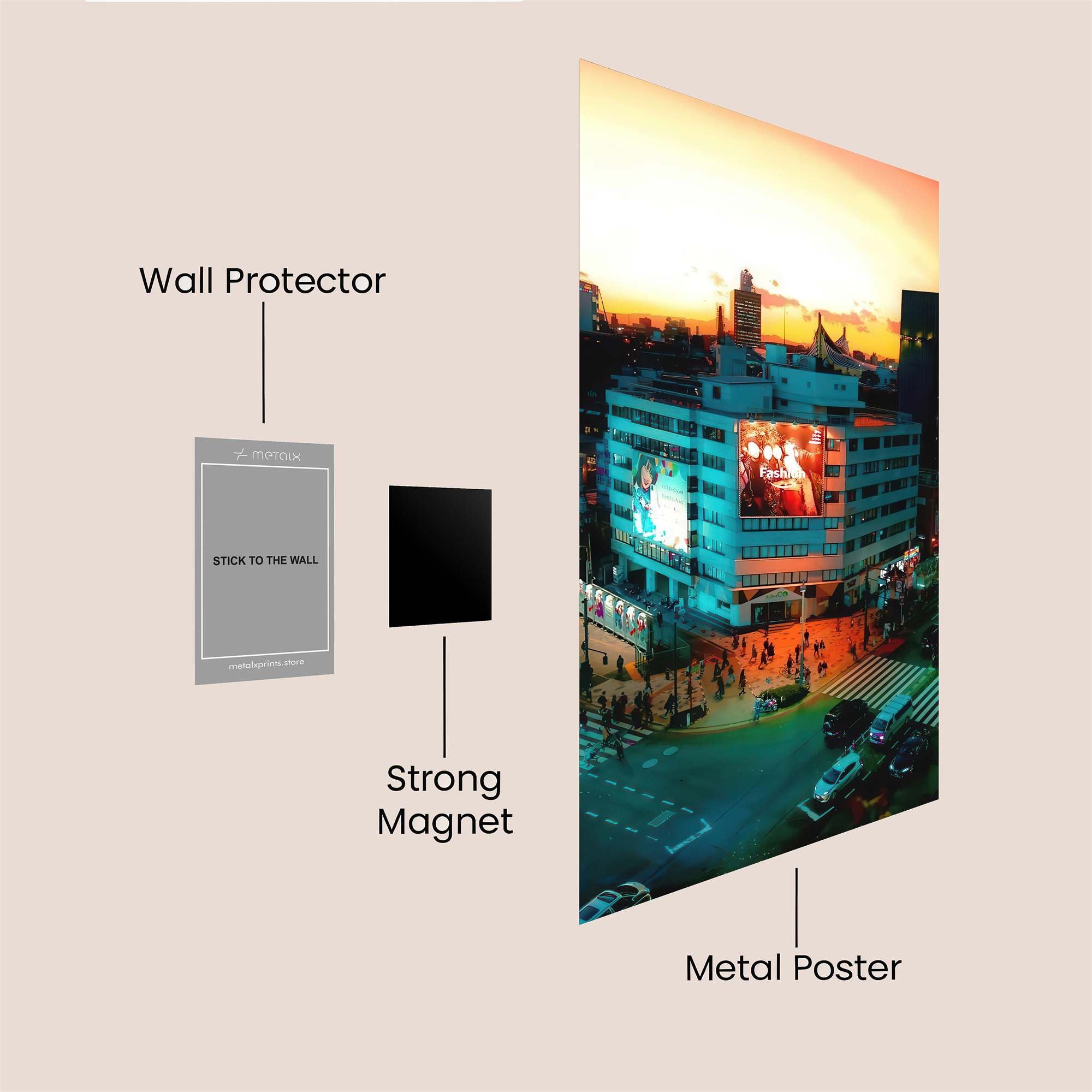 Urban Glow Safe Wall Magnetic / M