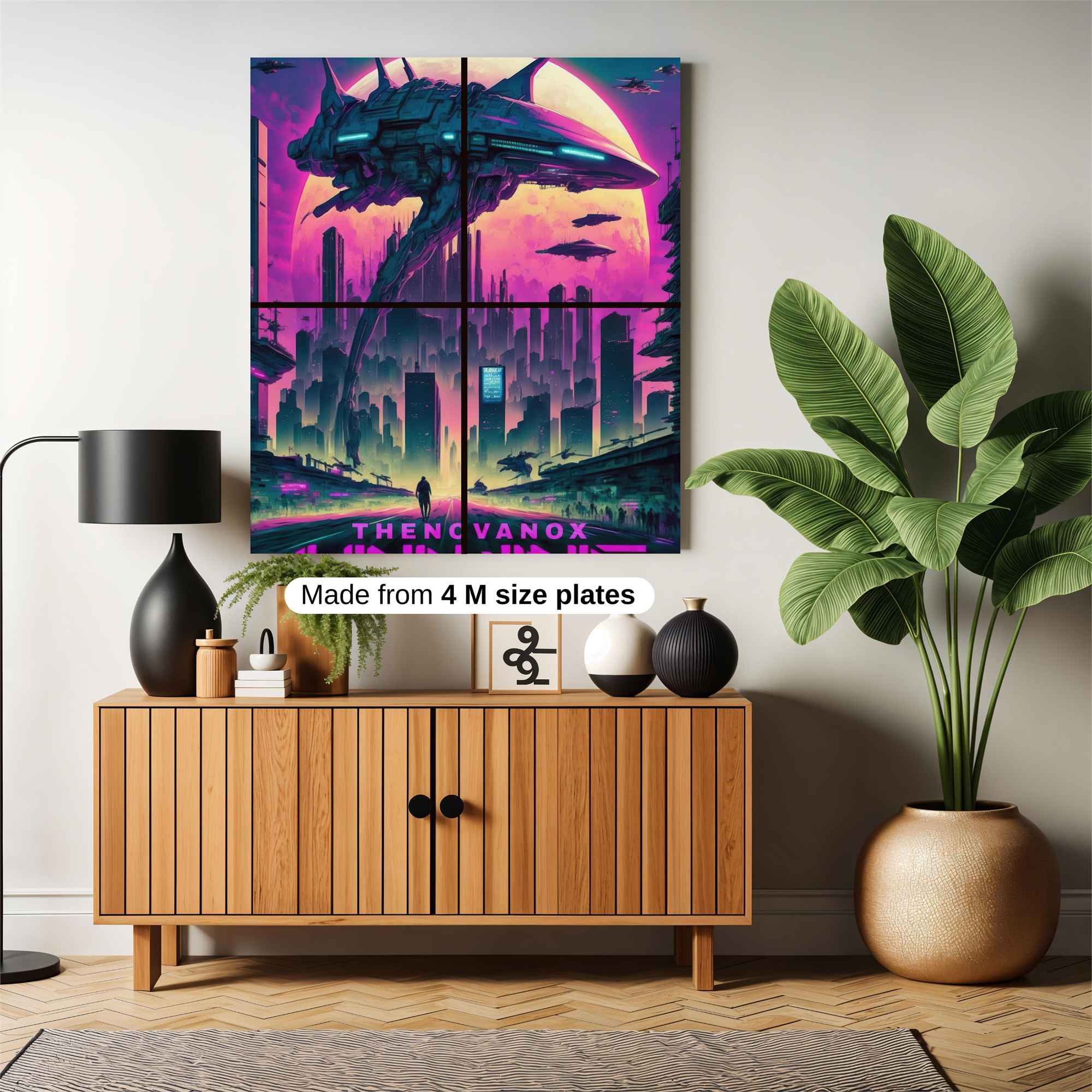 Neon Voyage Safe Wall Magnetic / M