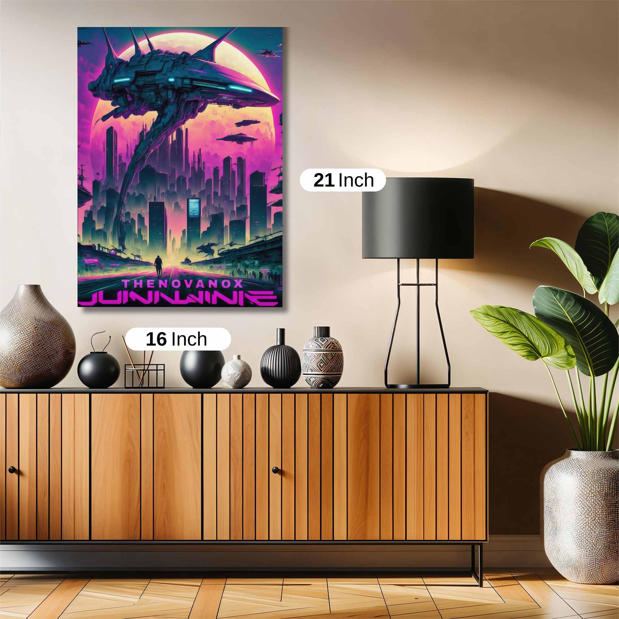 Neon Voyage Safe Wall Magnetic / M