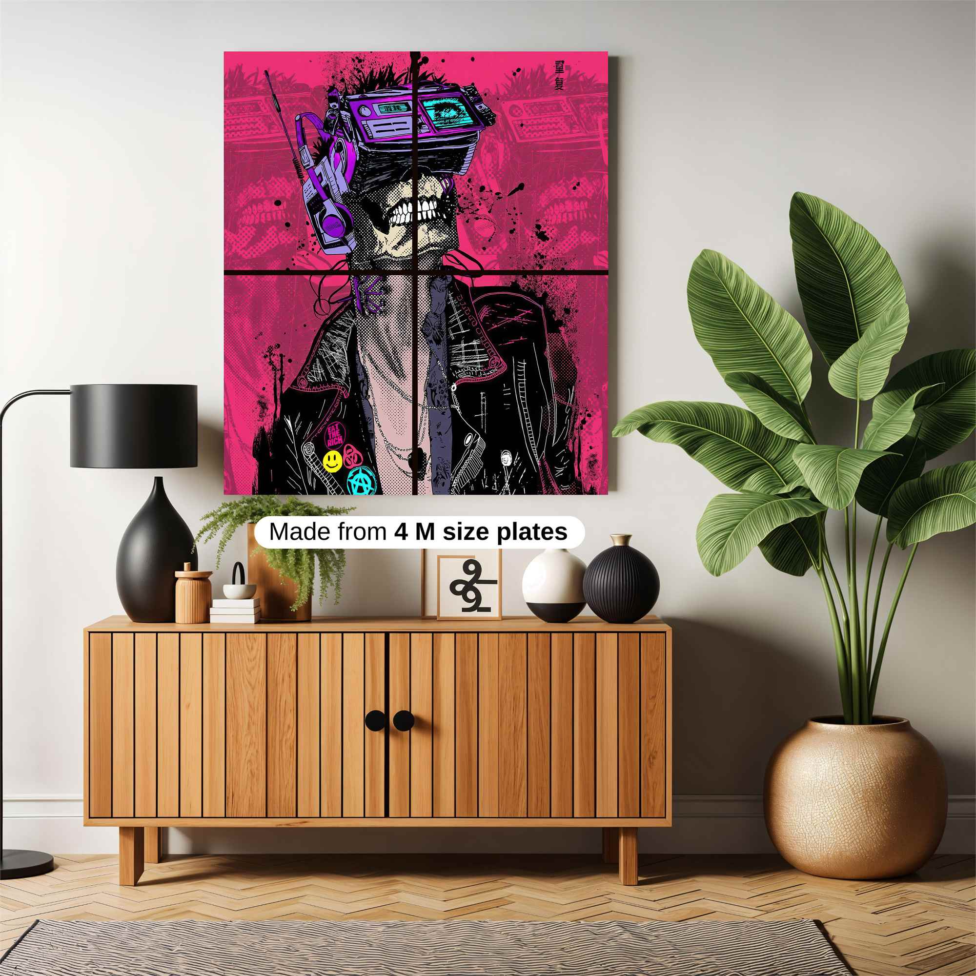 Cyberpunk Frenzy Safe Wall Magnetic / M