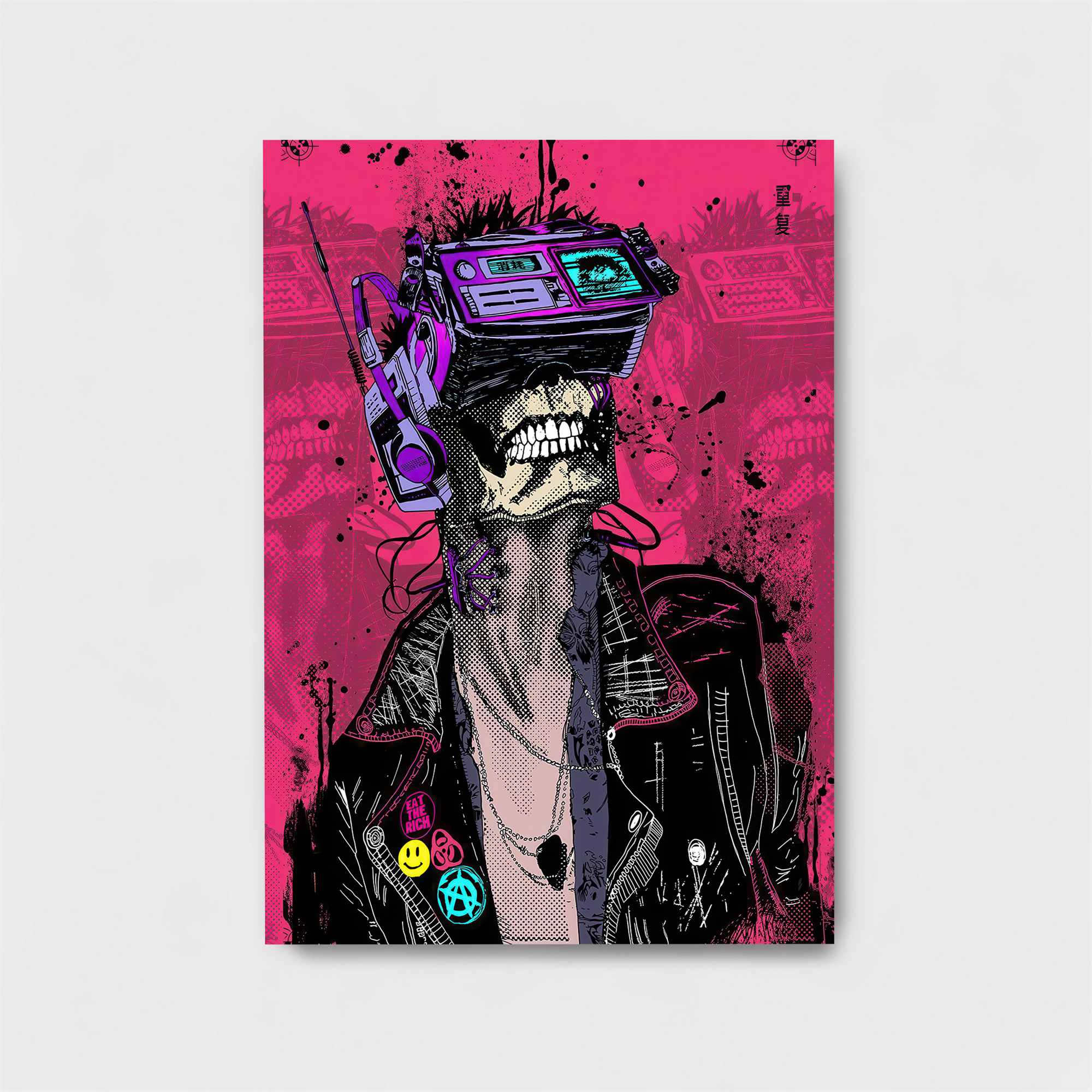 Cyberpunk Frenzy Safe Wall Magnetic / M