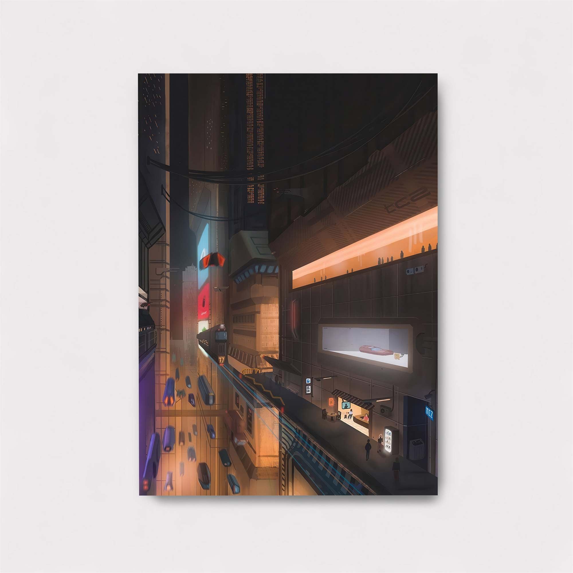 Futuristic Serenity Safe Wall Magnetic / M