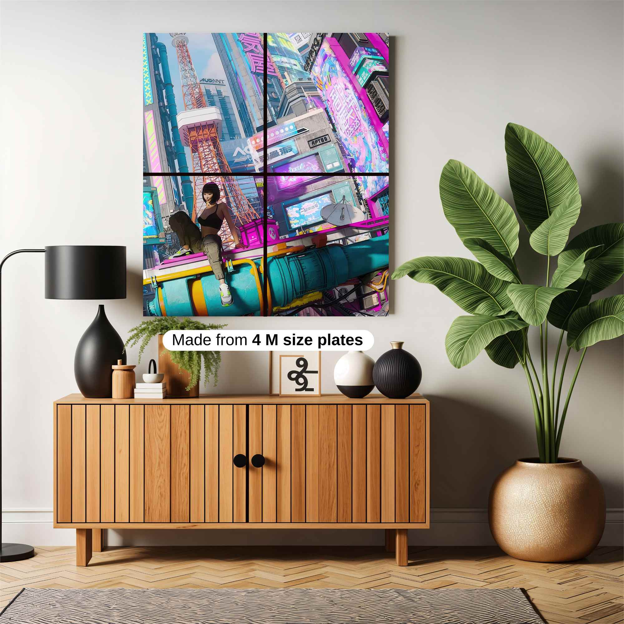 Cyberpunk Vibe Safe Wall Magnetic / M