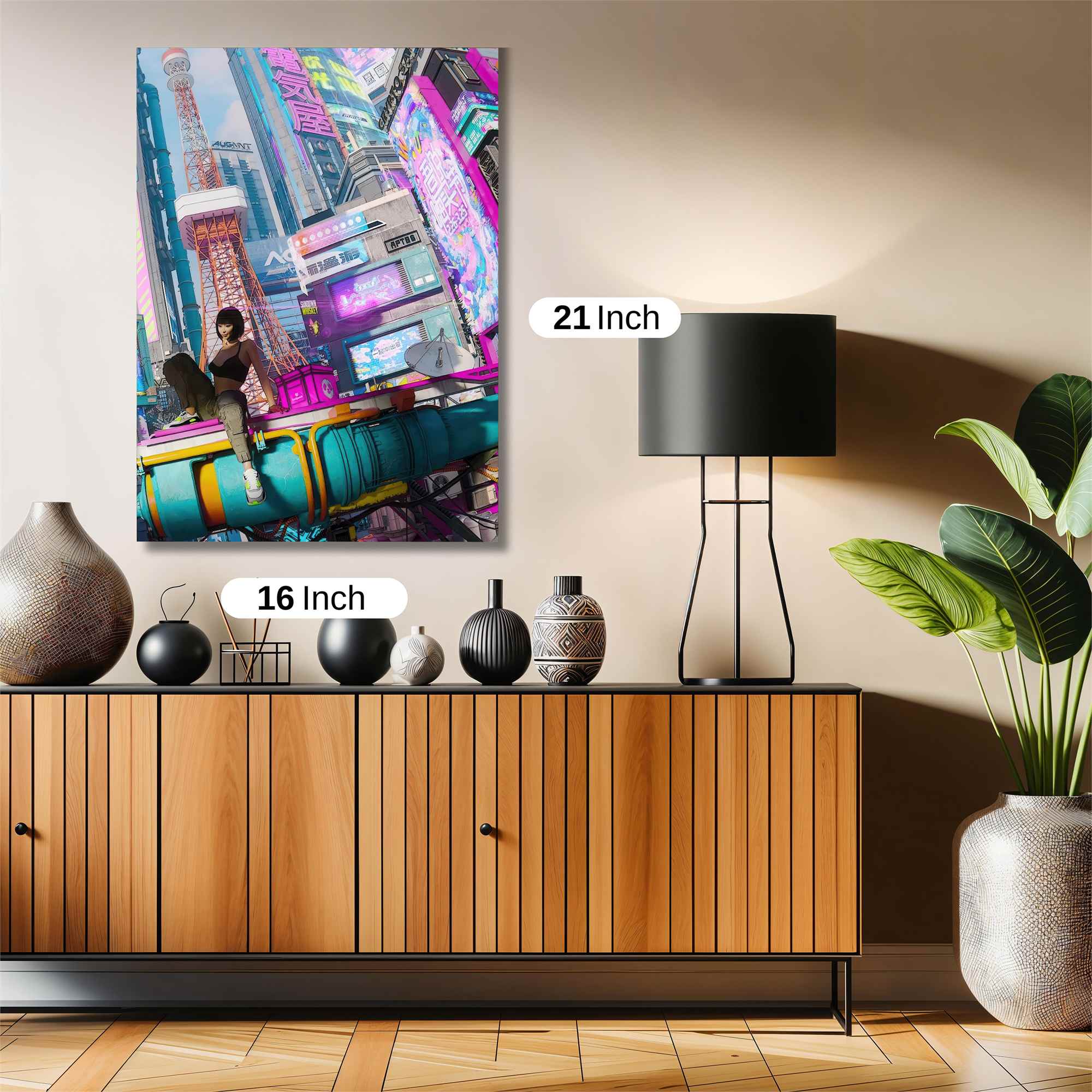 Cyberpunk Vibe Safe Wall Magnetic / M