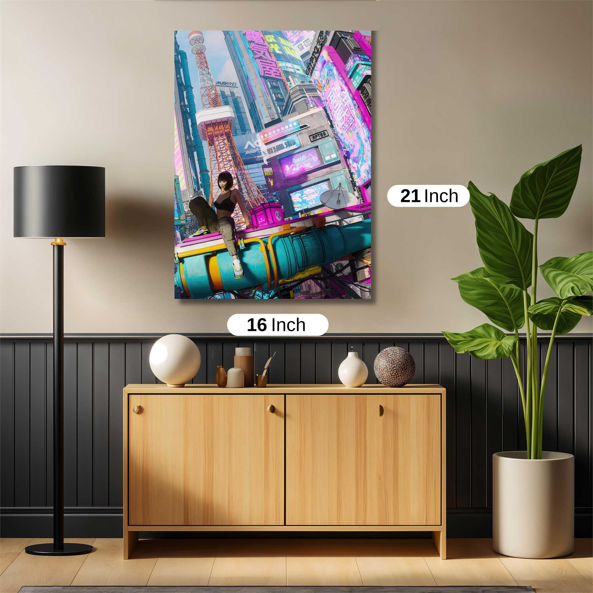 Cyberpunk Vibe Safe Wall Magnetic / M