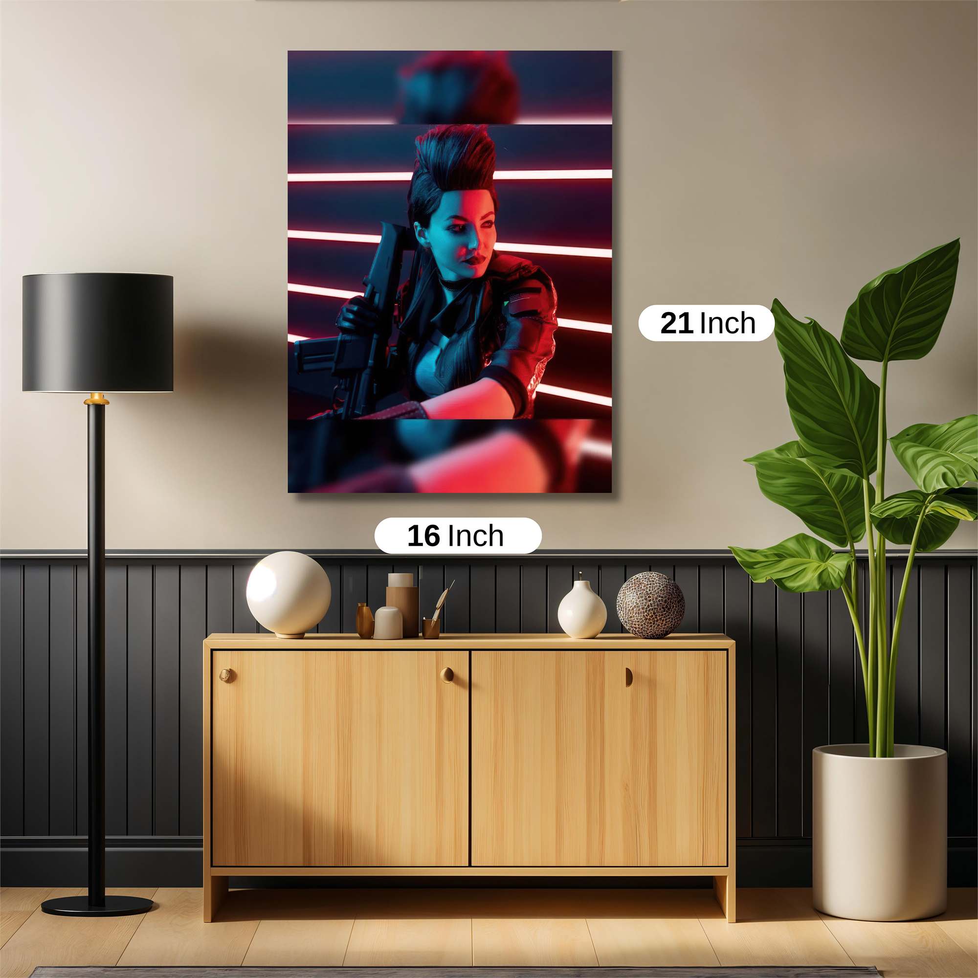 Cyber Vibe Safe Wall Magnetic / M