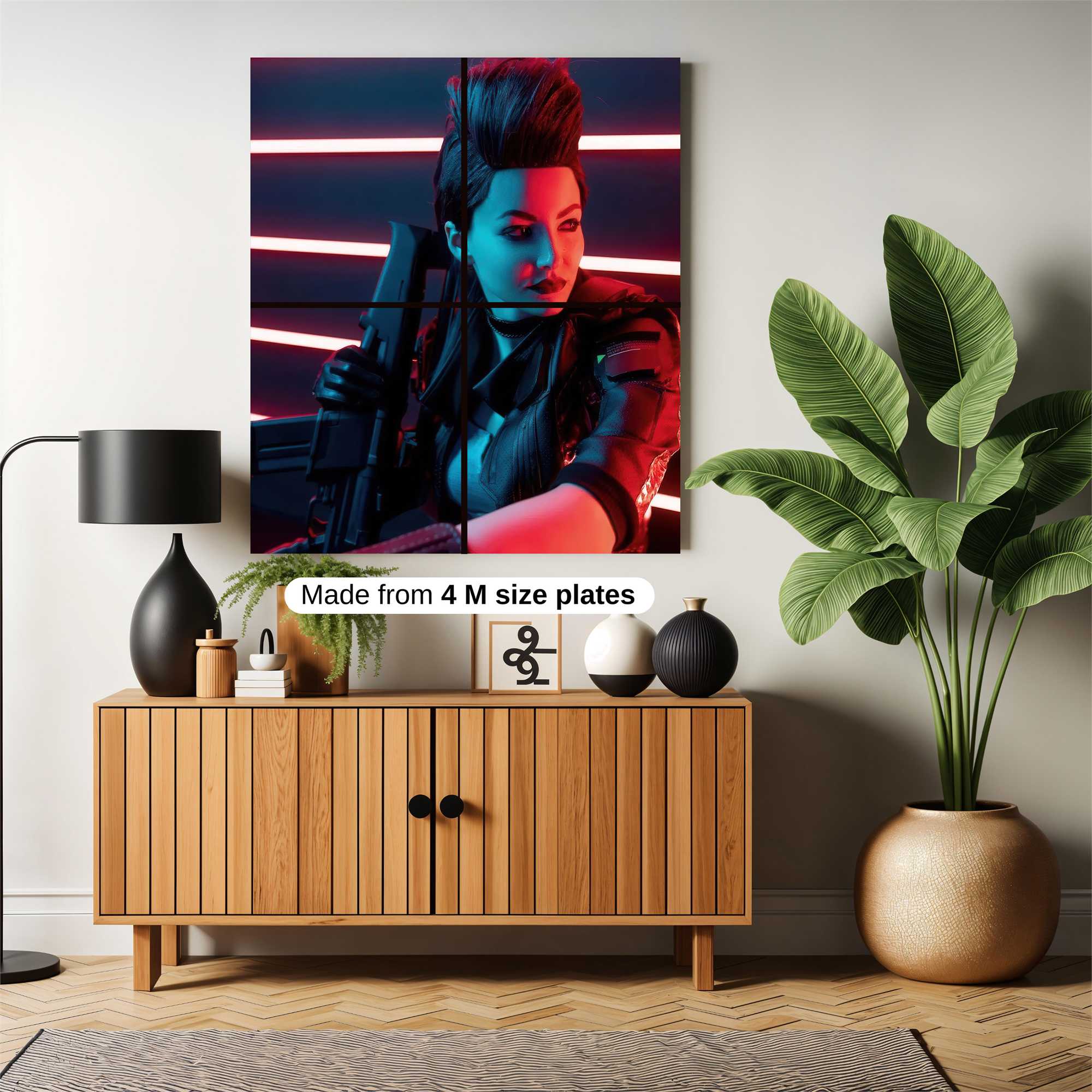 Futuristic Vibe Safe Wall Magnetic / M